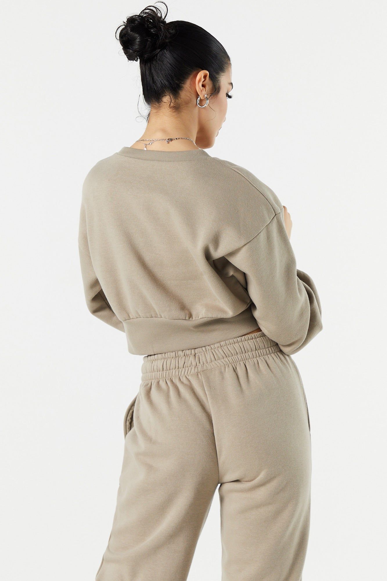 Austin Graphic Fleece Cropped Sweatshirt sold by Urban Planet product image thumbnail 2