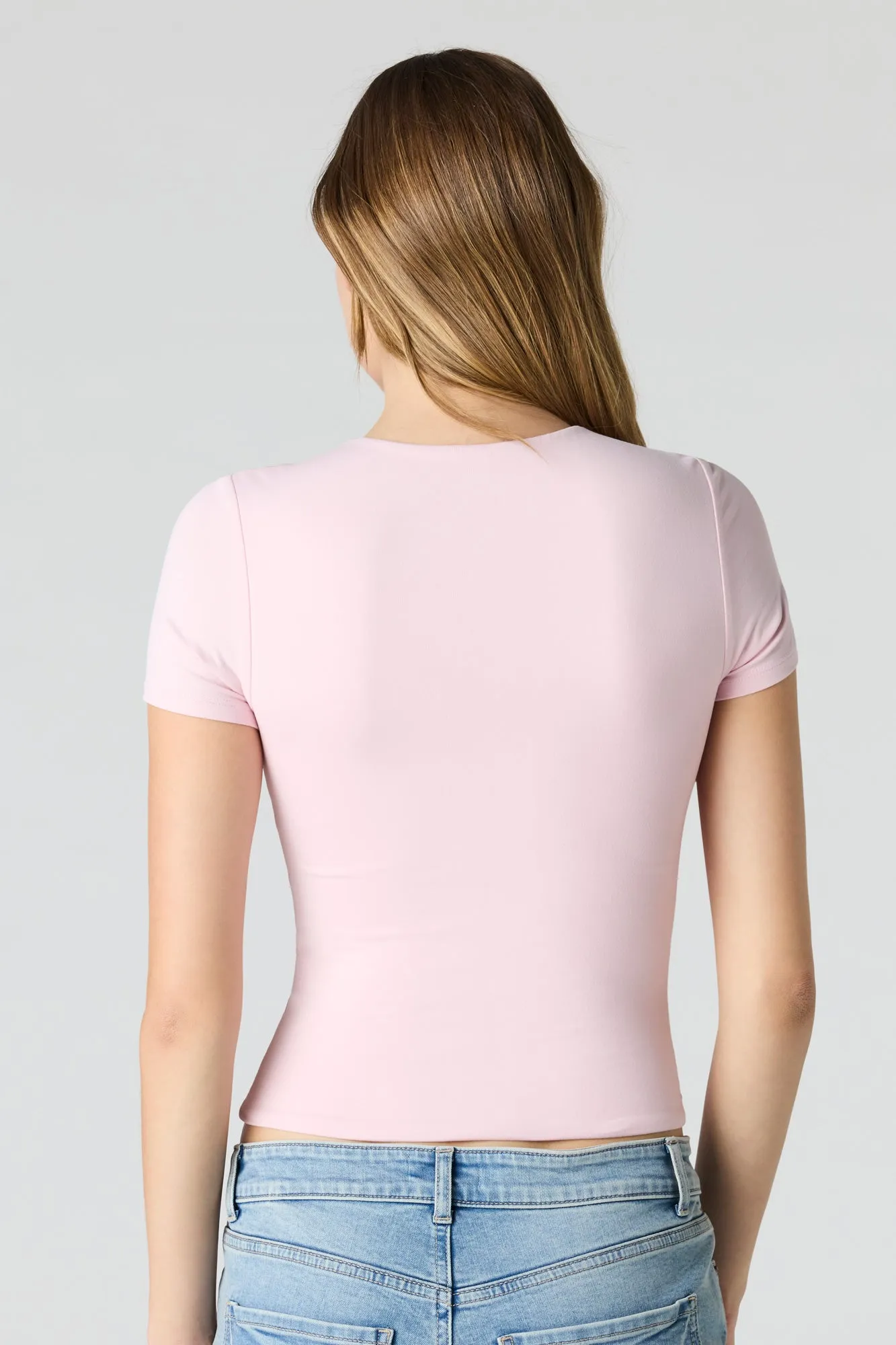 Contour Crew Neck T-Shirt sold by Urban Planet product image thumbnail 2