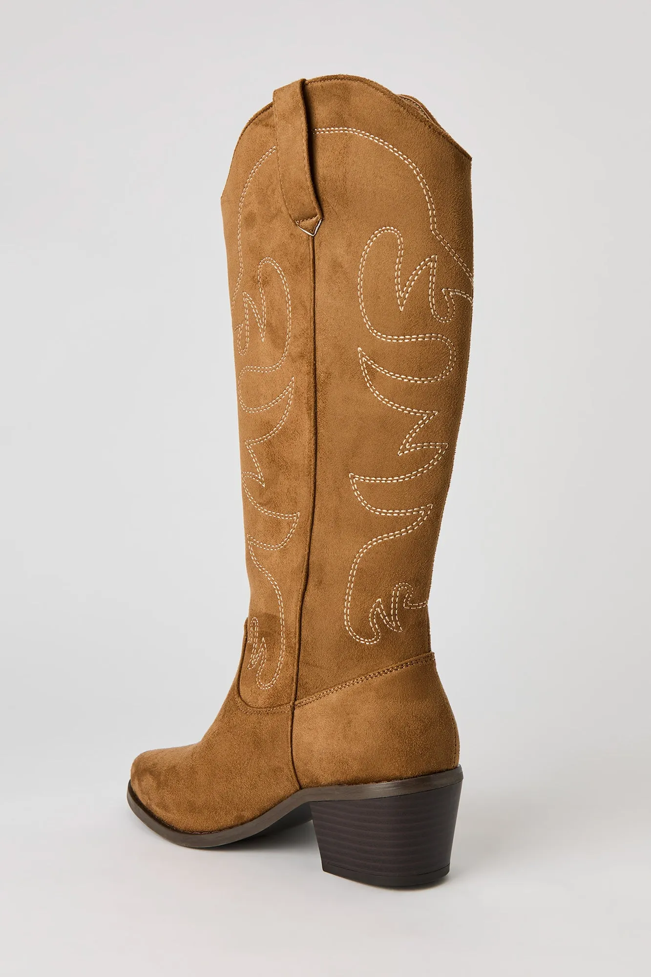 Faux Suede Cowboy Boot sold by Urban Planet product image thumbnail 3