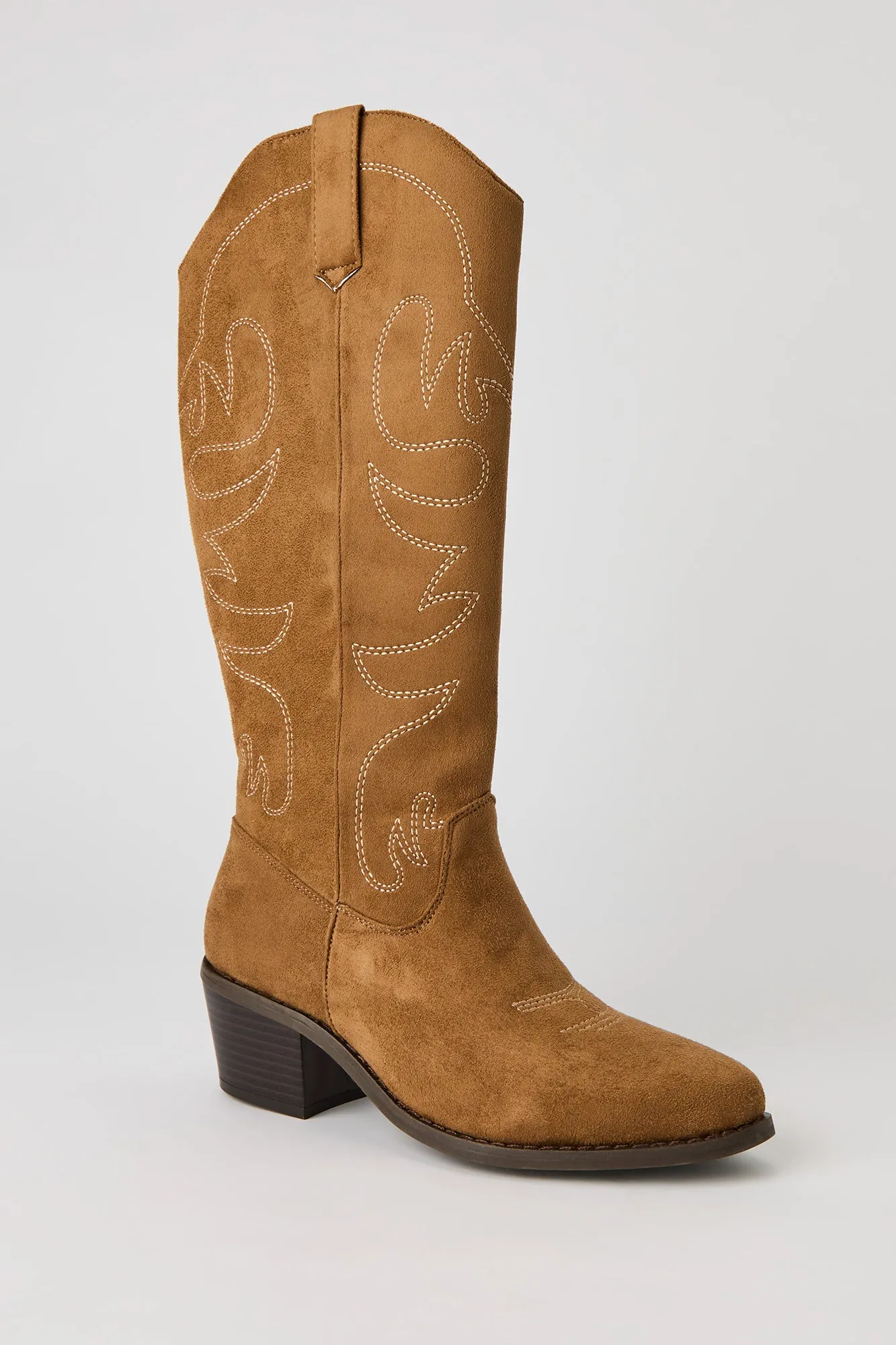 Faux Suede Cowboy Boot sold by Urban Planet product image thumbnail 2