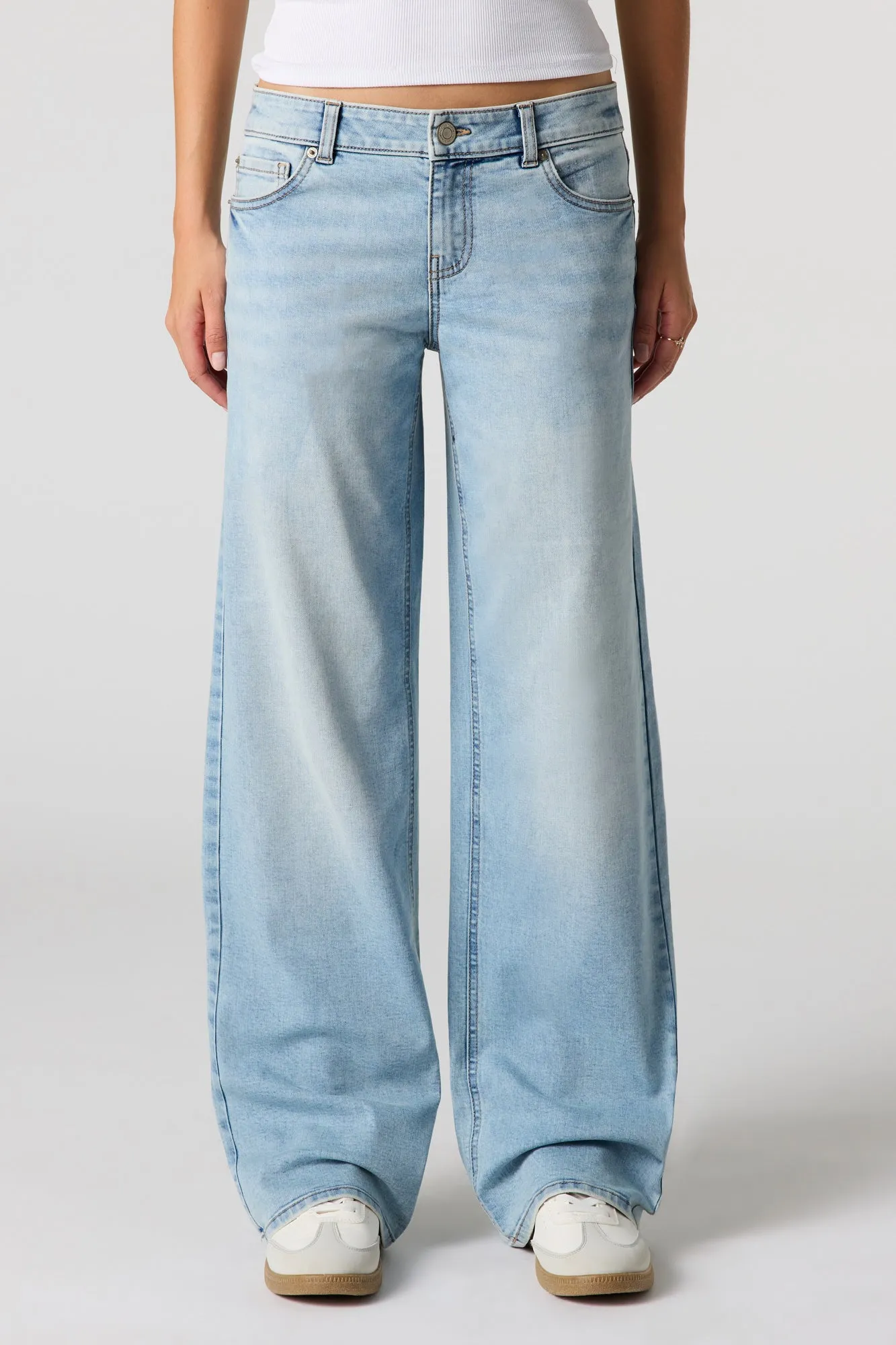 Stretch Low Rise Baggy Light Jean sold by Urban Planet product image thumbnail 2