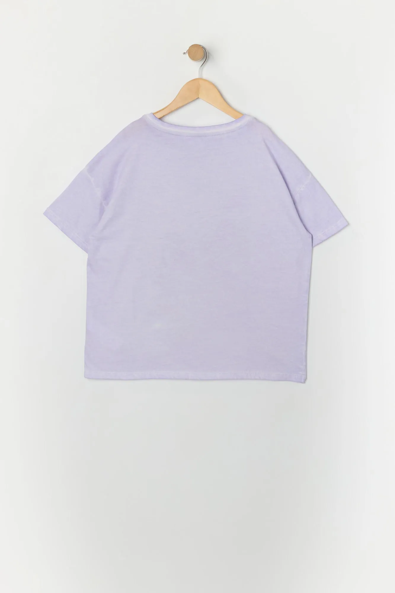 T-shirt surdimensionné délavé à imprimé Evolve Inspire pour fille sold by Urban Planet product image thumbnail 2