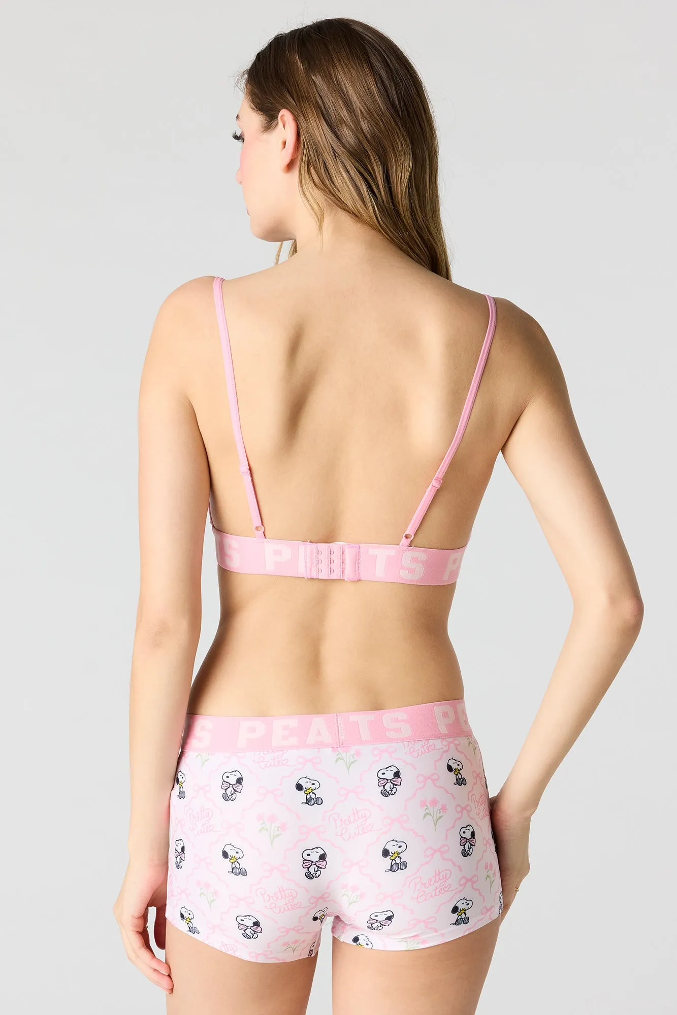 Peanuts Snoopy Triangle Bra & Boy Short Set sold by Urban Planet product image thumbnail 3