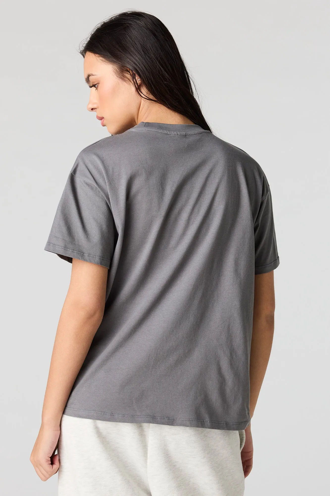 Grunge Graphic Boyfriend T-Shirt sold by Urban Planet product image thumbnail 5