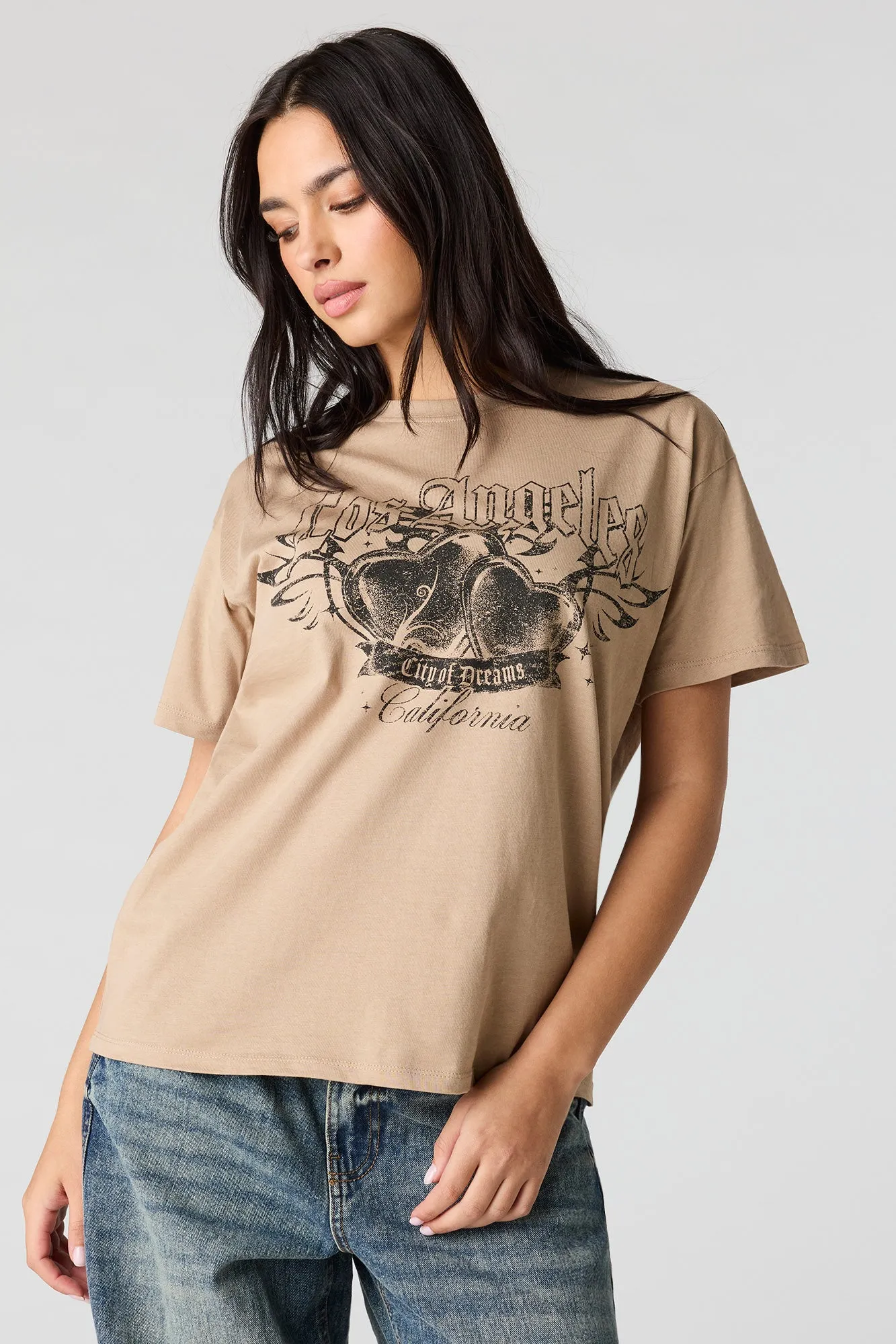 Grunge Graphic Boyfriend T-Shirt sold by Urban Planet