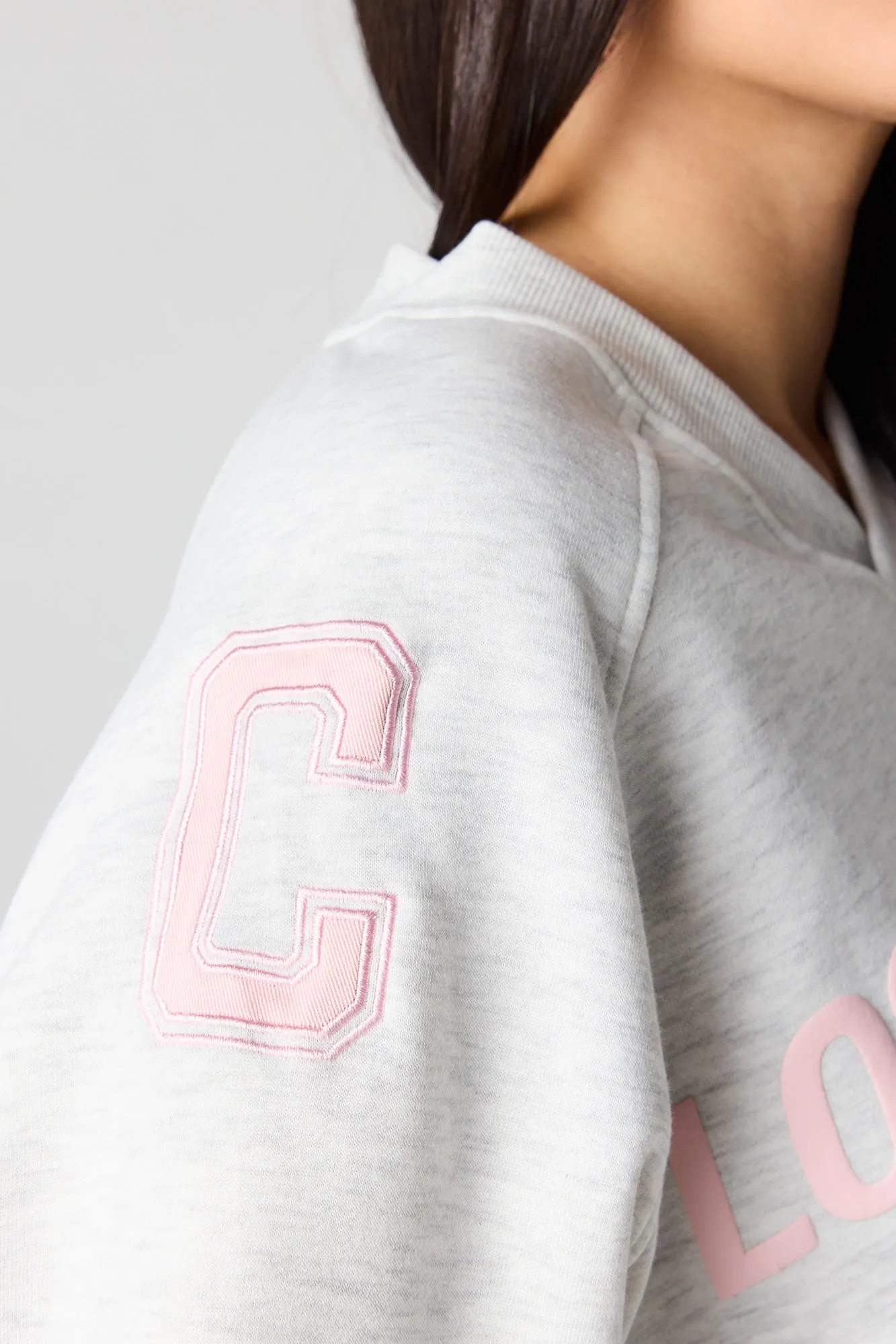 Destination V-Neck Fleece Sweatshirt sold by Urban Planet product image thumbnail 4