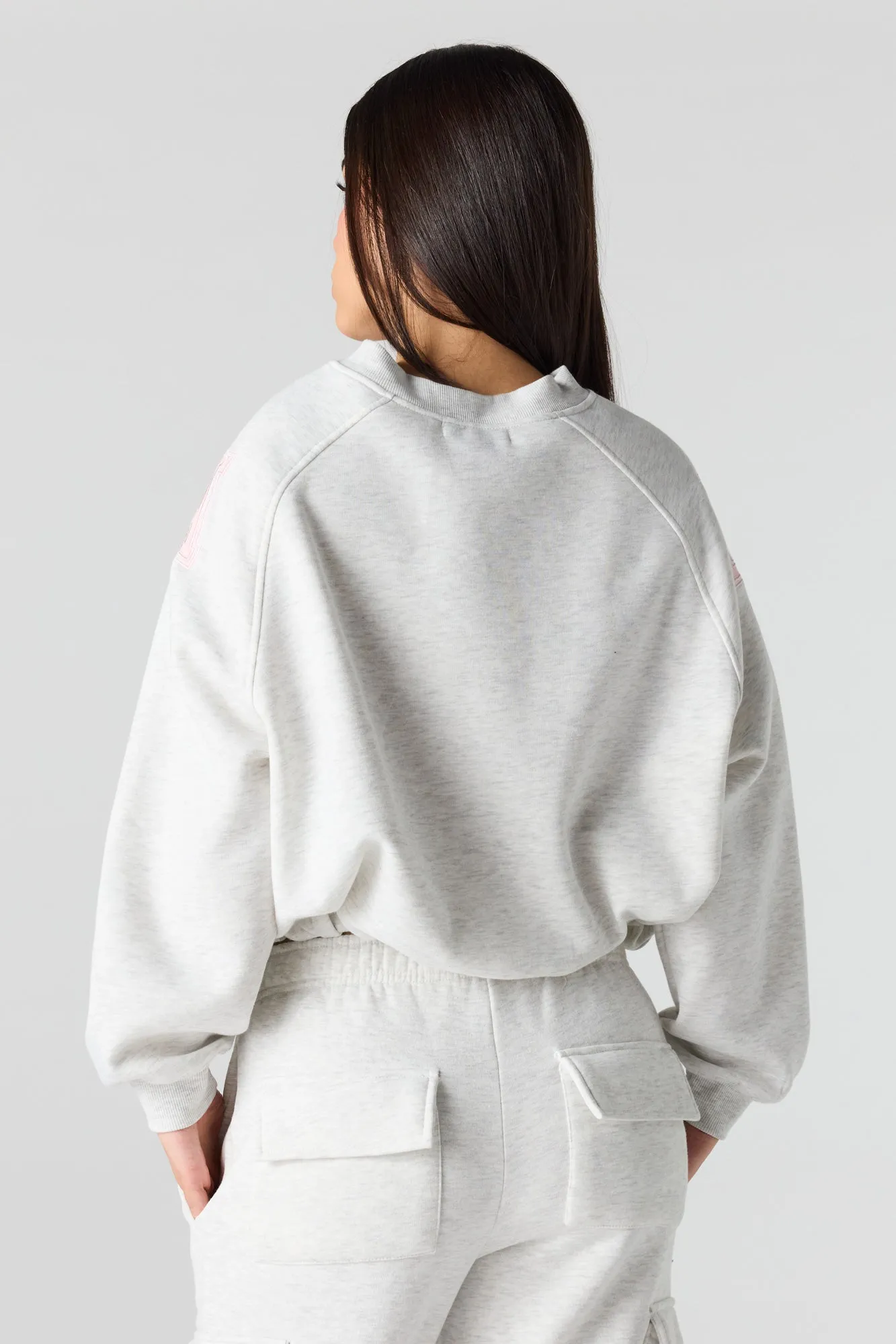 Destination V-Neck Fleece Sweatshirt sold by Urban Planet product image thumbnail 2