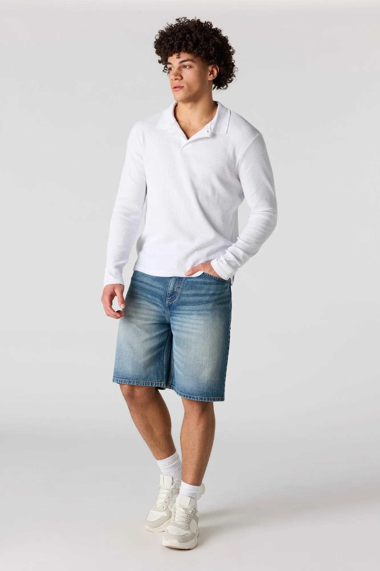Baggy Tinted Medium Denim Short sold by Urban Planet product image thumbnail 2