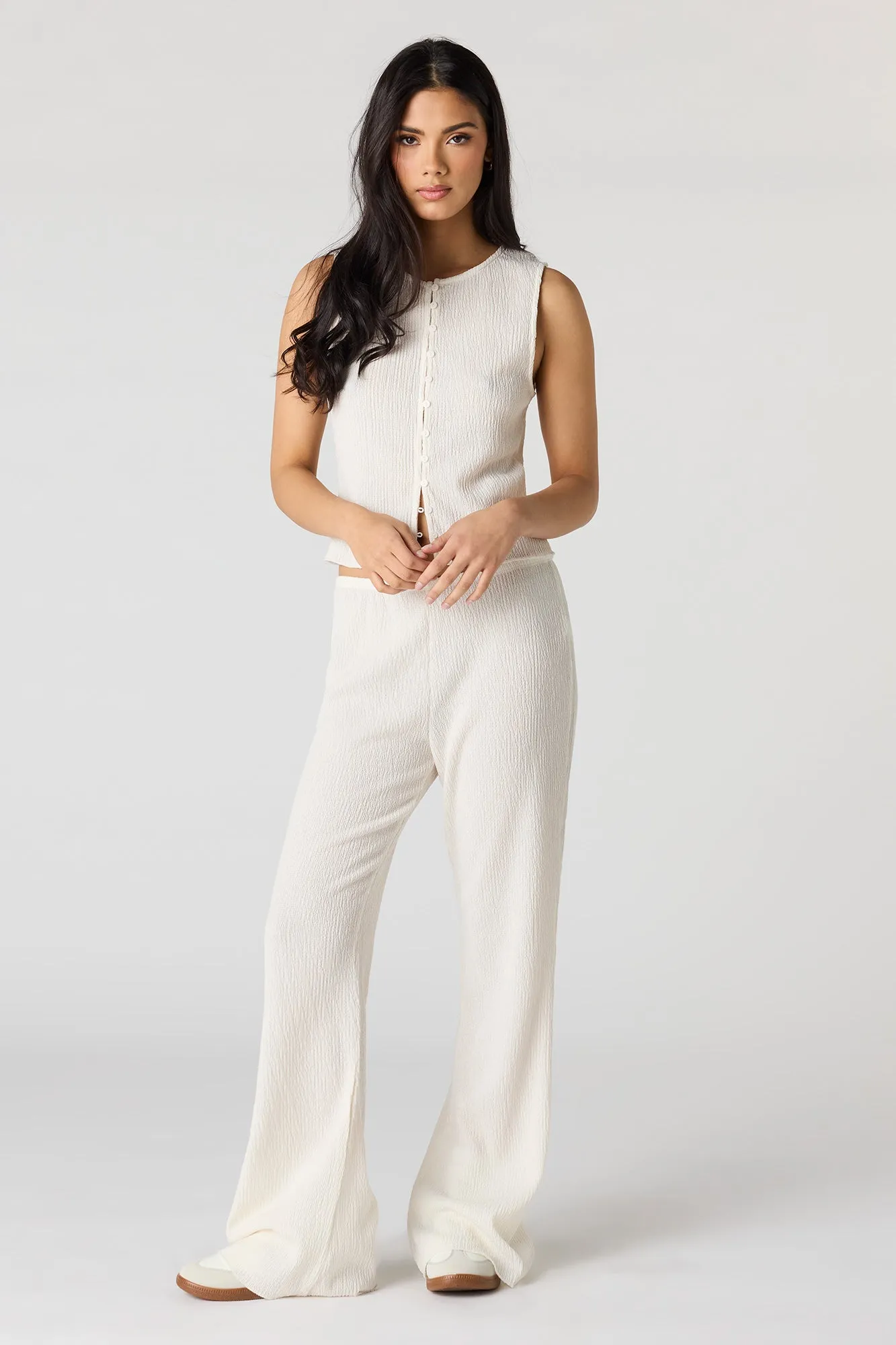 Textured Flare Pant sold by Urban Planet product image thumbnail 4