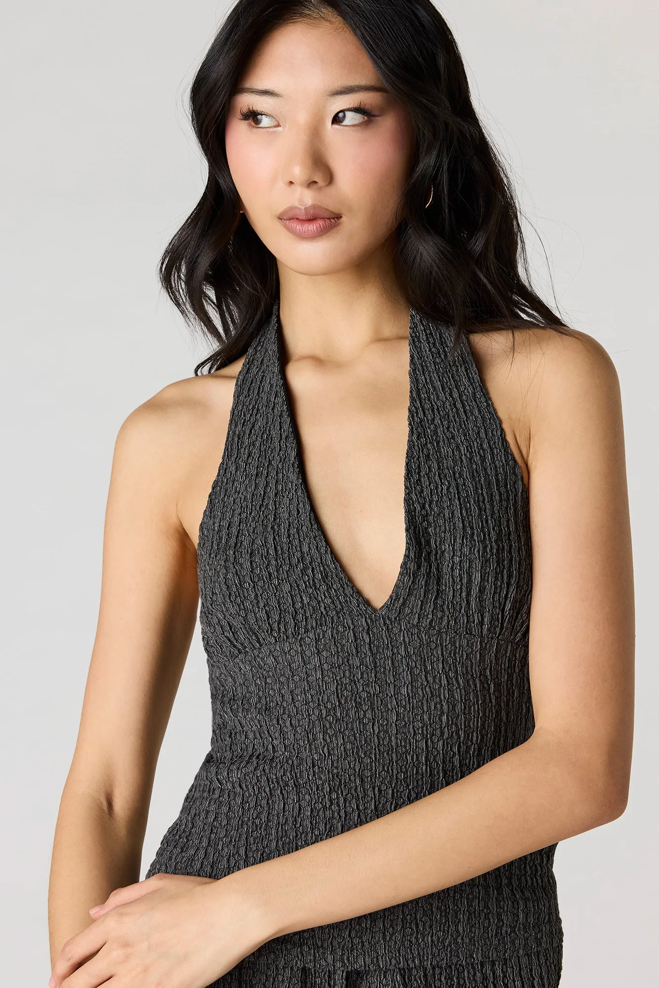 Textured Halter Top sold by Urban Planet