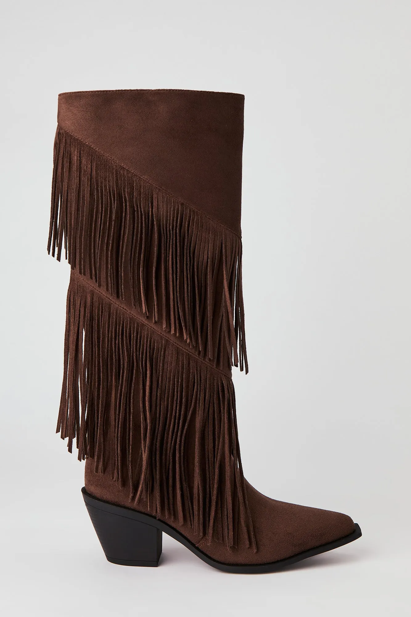Faux Suede Fringe Boot sold by Urban Planet product image thumbnail 5