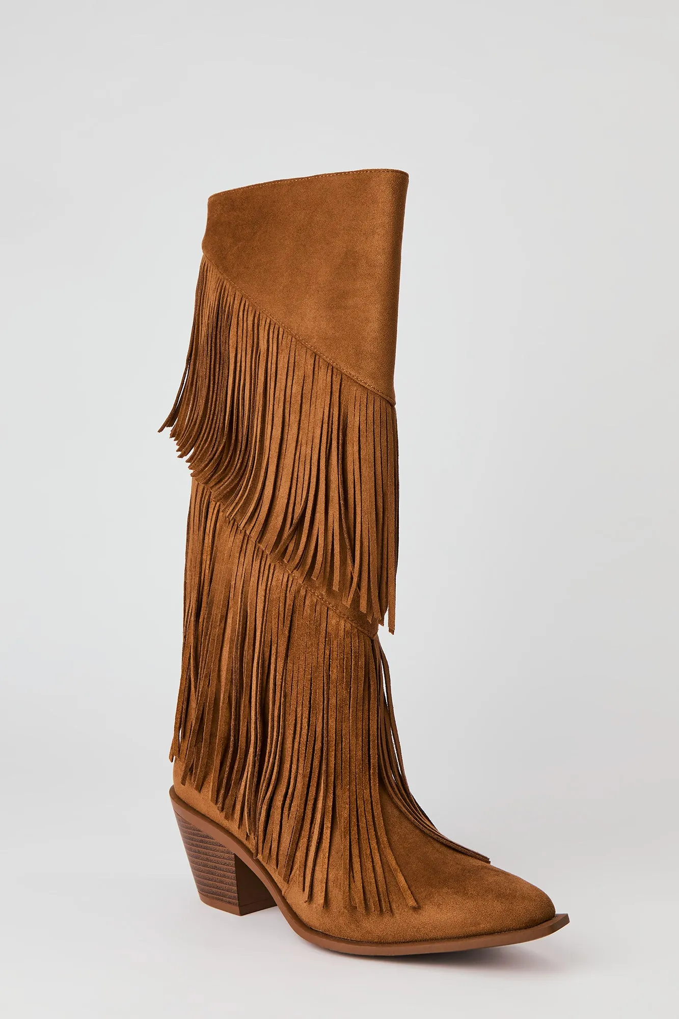 Faux Suede Fringe Boot sold by Urban Planet product image thumbnail 3