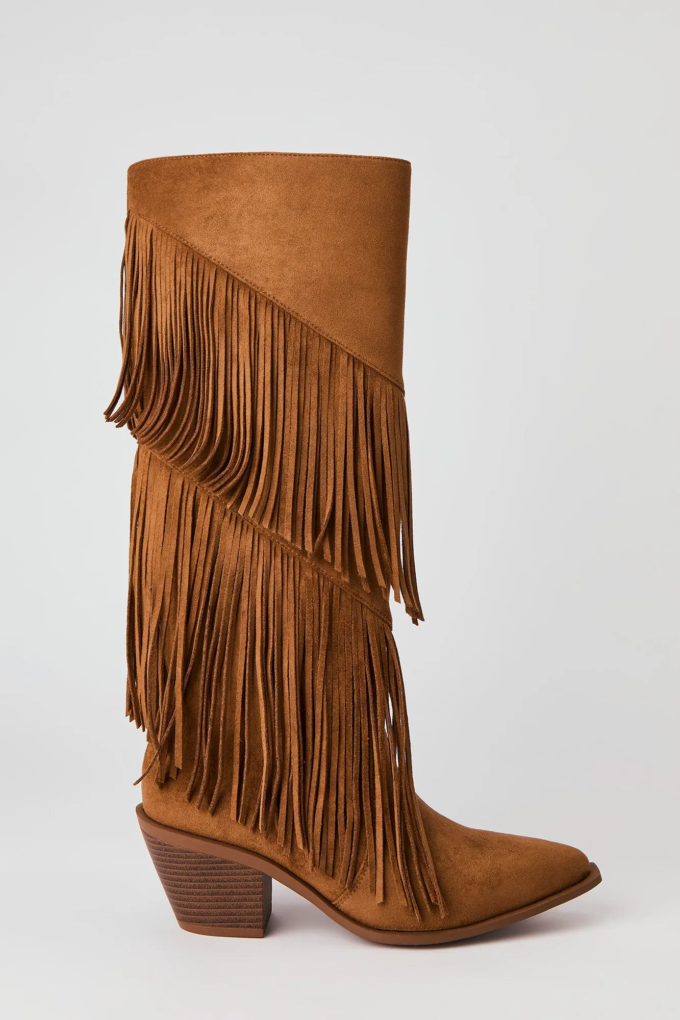 Faux Suede Fringe Boot sold by Urban Planet product image thumbnail 2