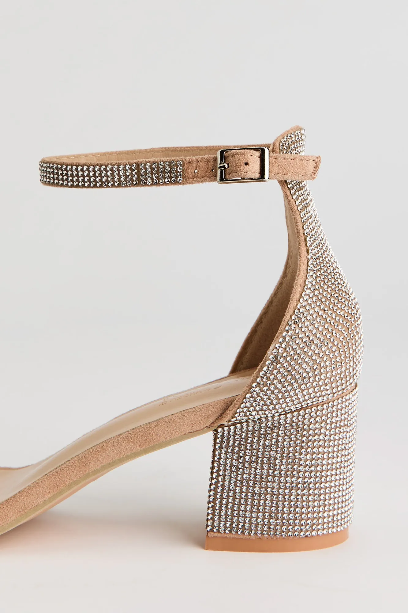 Rhinestone Band Block Heel sold by Urban Planet product image thumbnail 3