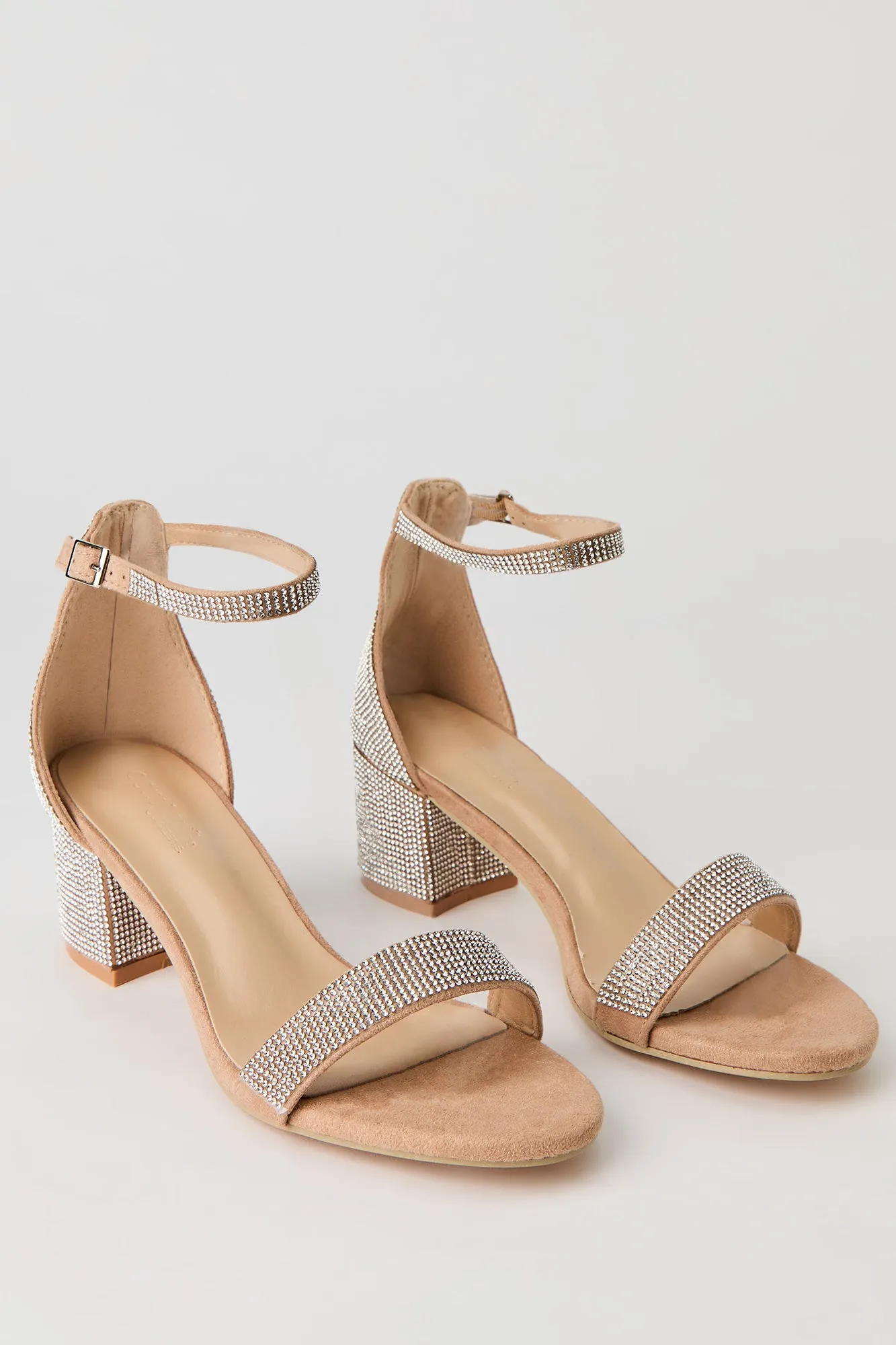 Rhinestone Band Block Heel sold by Urban Planet product image thumbnail 4