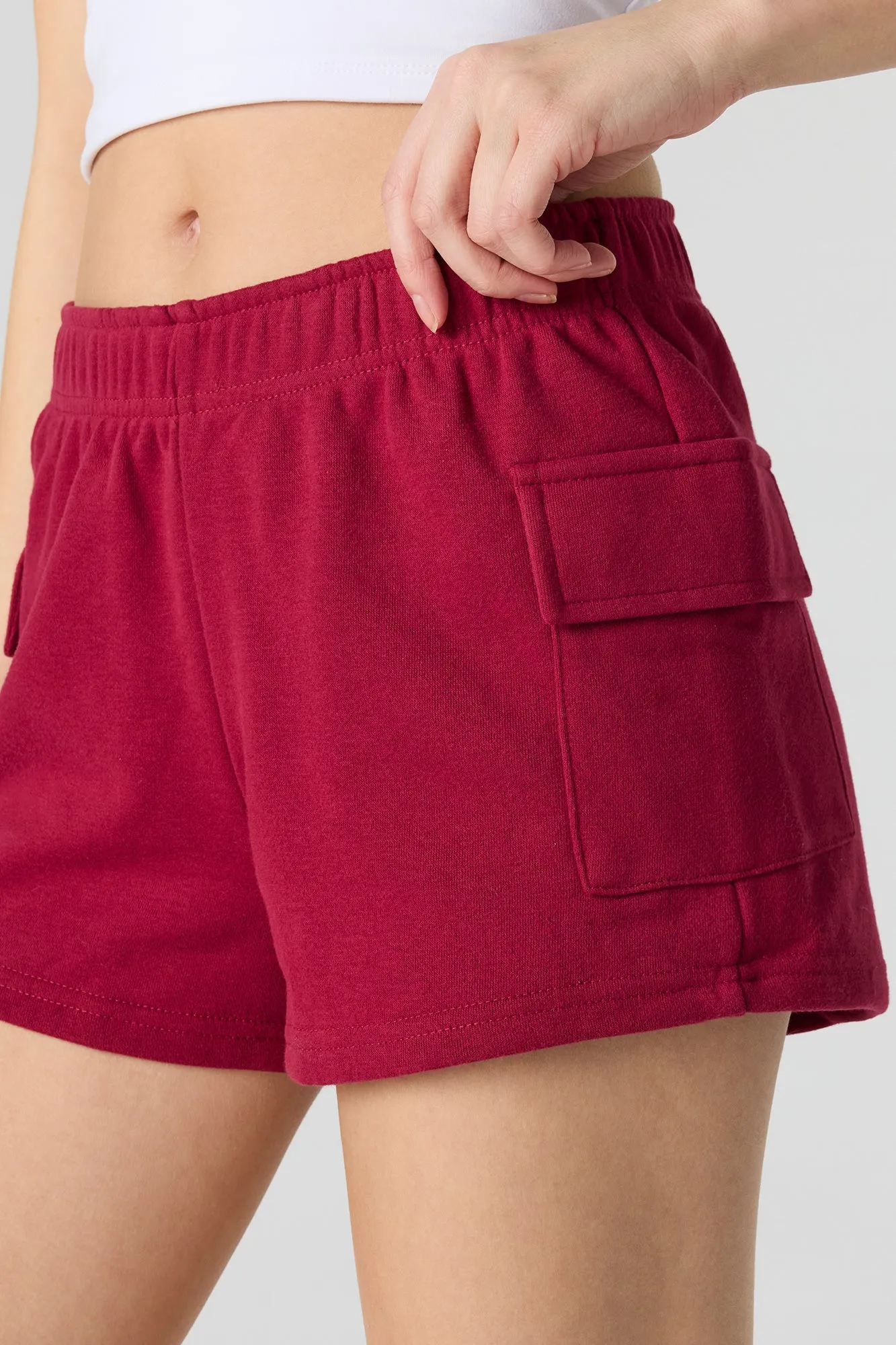 Luxe French Terry Cargo Shortie sold by Urban Planet product image thumbnail 4