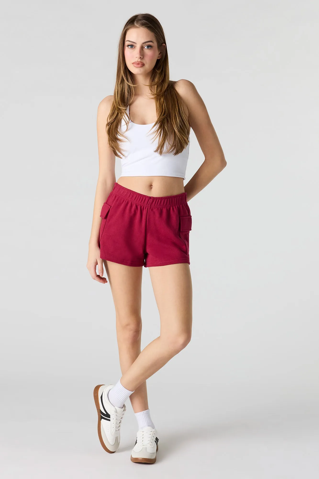 Luxe French Terry Cargo Shortie sold by Urban Planet product image thumbnail 3