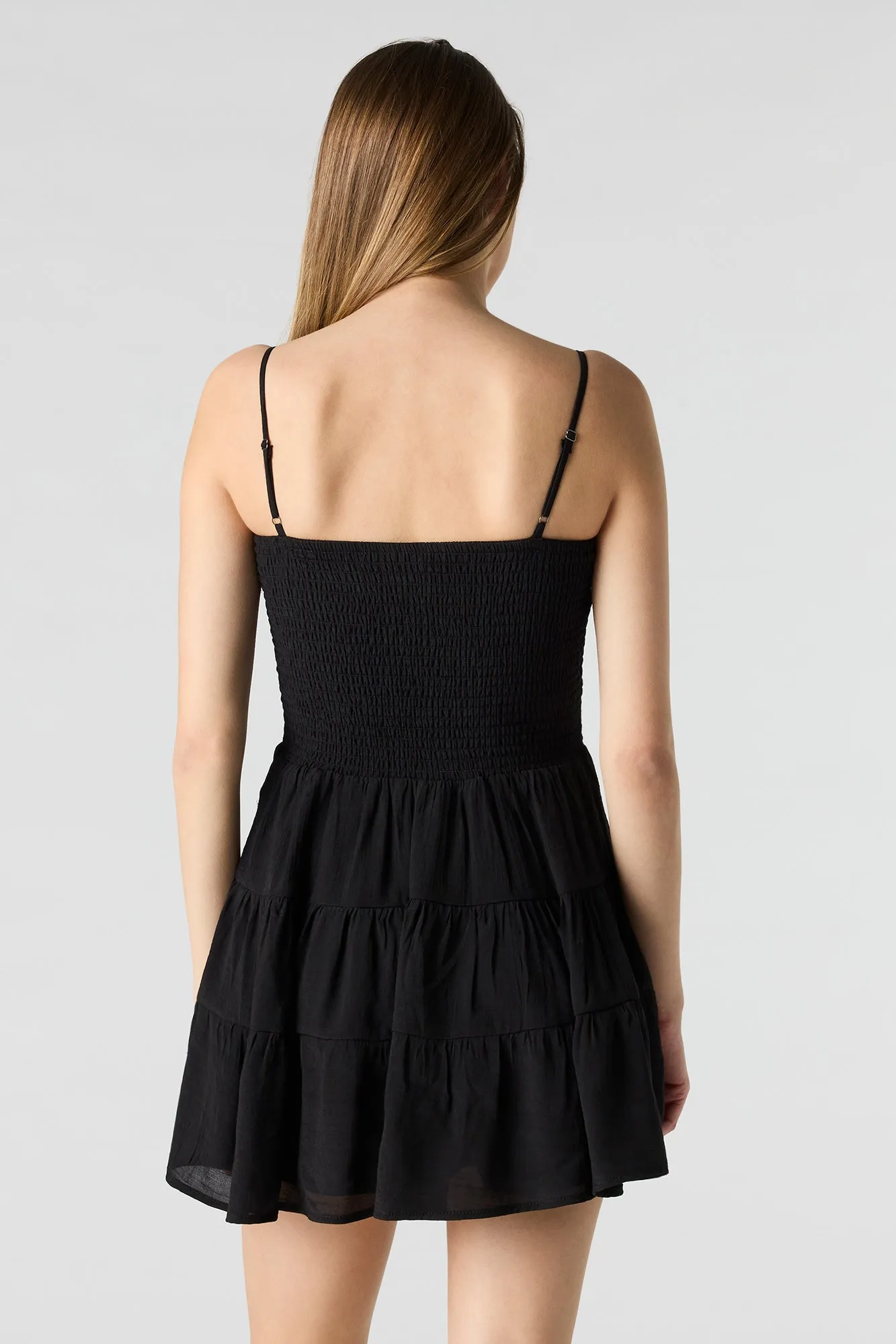 Smocked Tiered Mini Dress sold by Urban Planet product image thumbnail 5