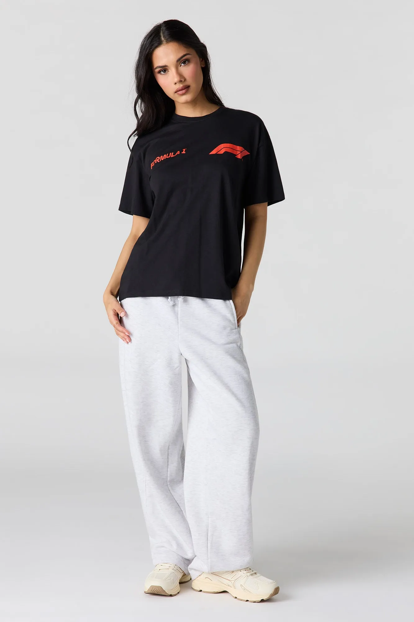 Formula 1 Graphic Boyfriend T-Shirt sold by Urban Planet product image thumbnail 3