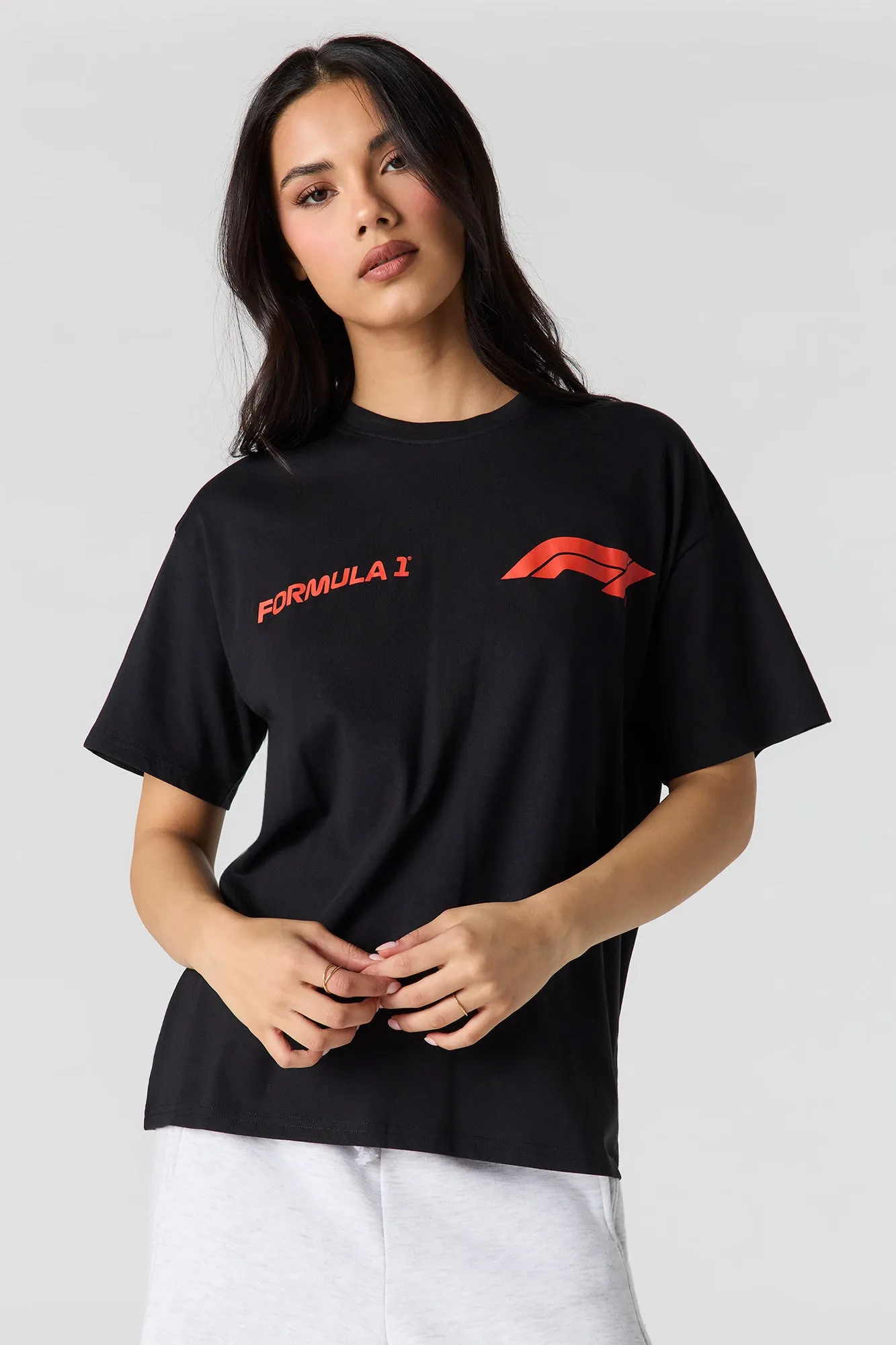 Formula 1 Graphic Boyfriend T-Shirt sold by Urban Planet