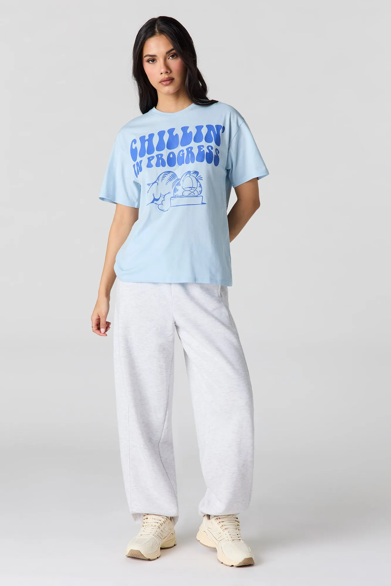 Garfield HD Print Boyfriend T-Shirt sold by Urban Planet product image thumbnail 3