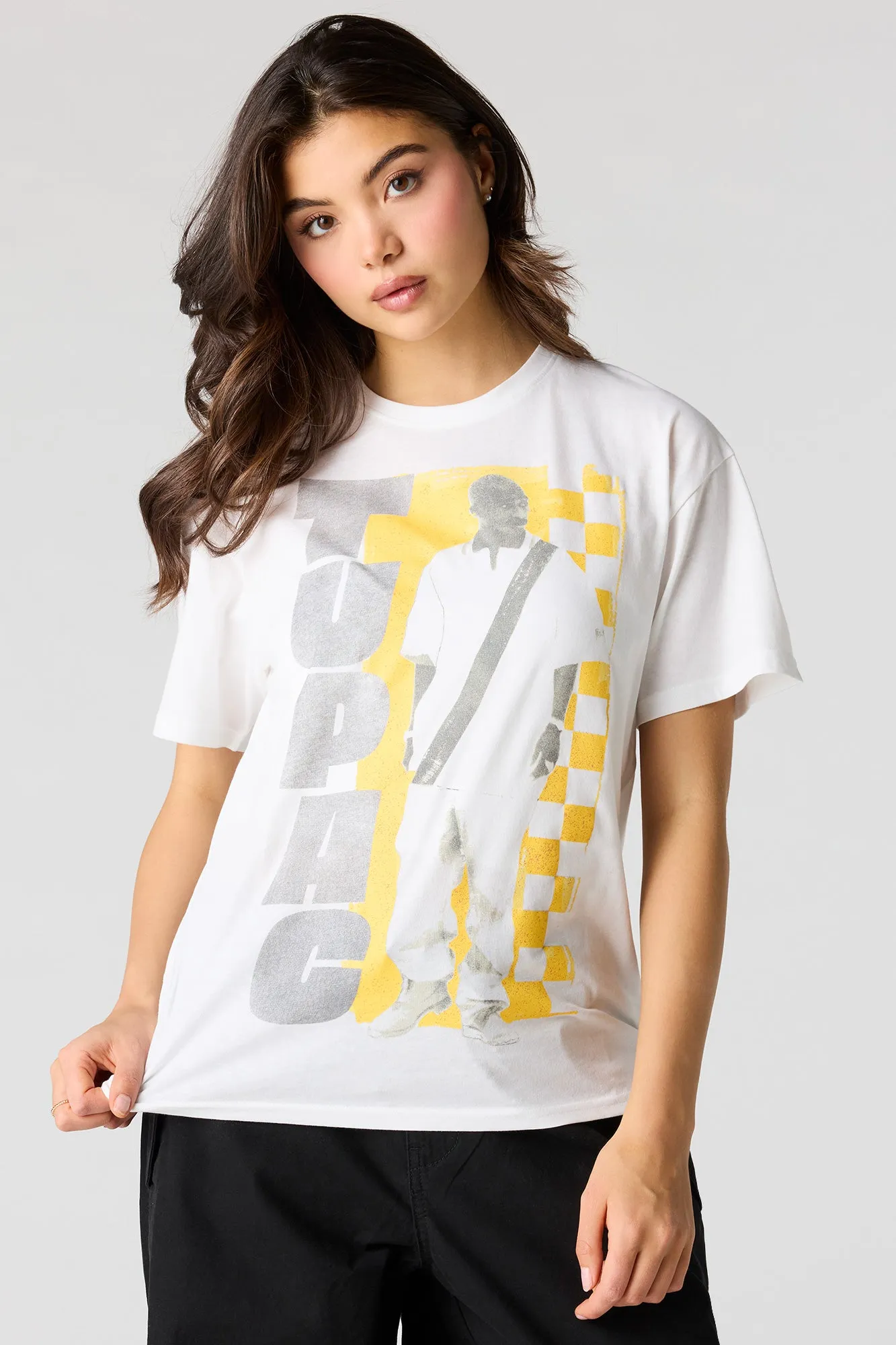 Tupac Graphic Boyfriend T-Shirt sold by Urban Planet