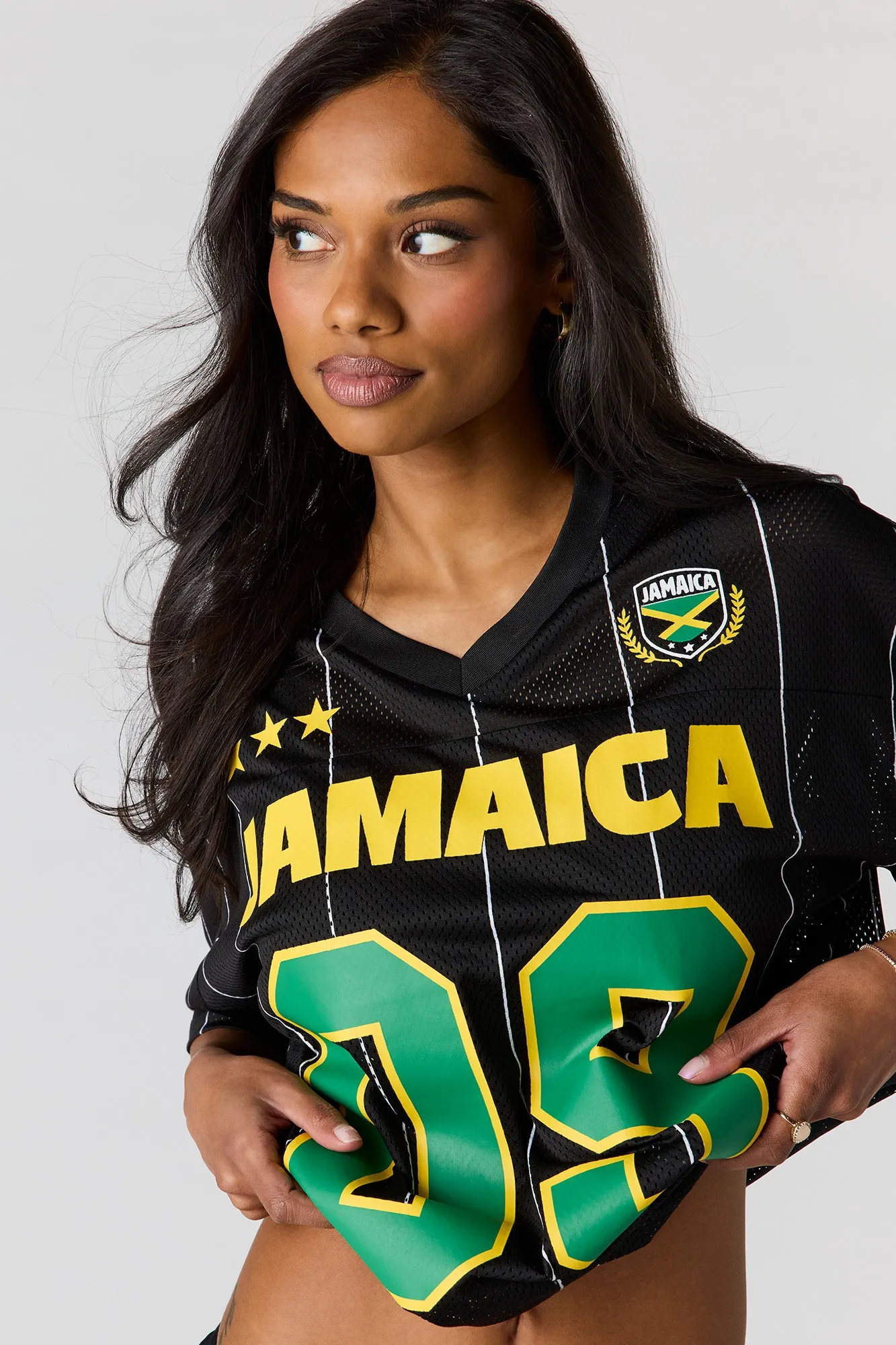 Jamaica Mesh Soccer Jersey sold by Urban Planet product image thumbnail 4