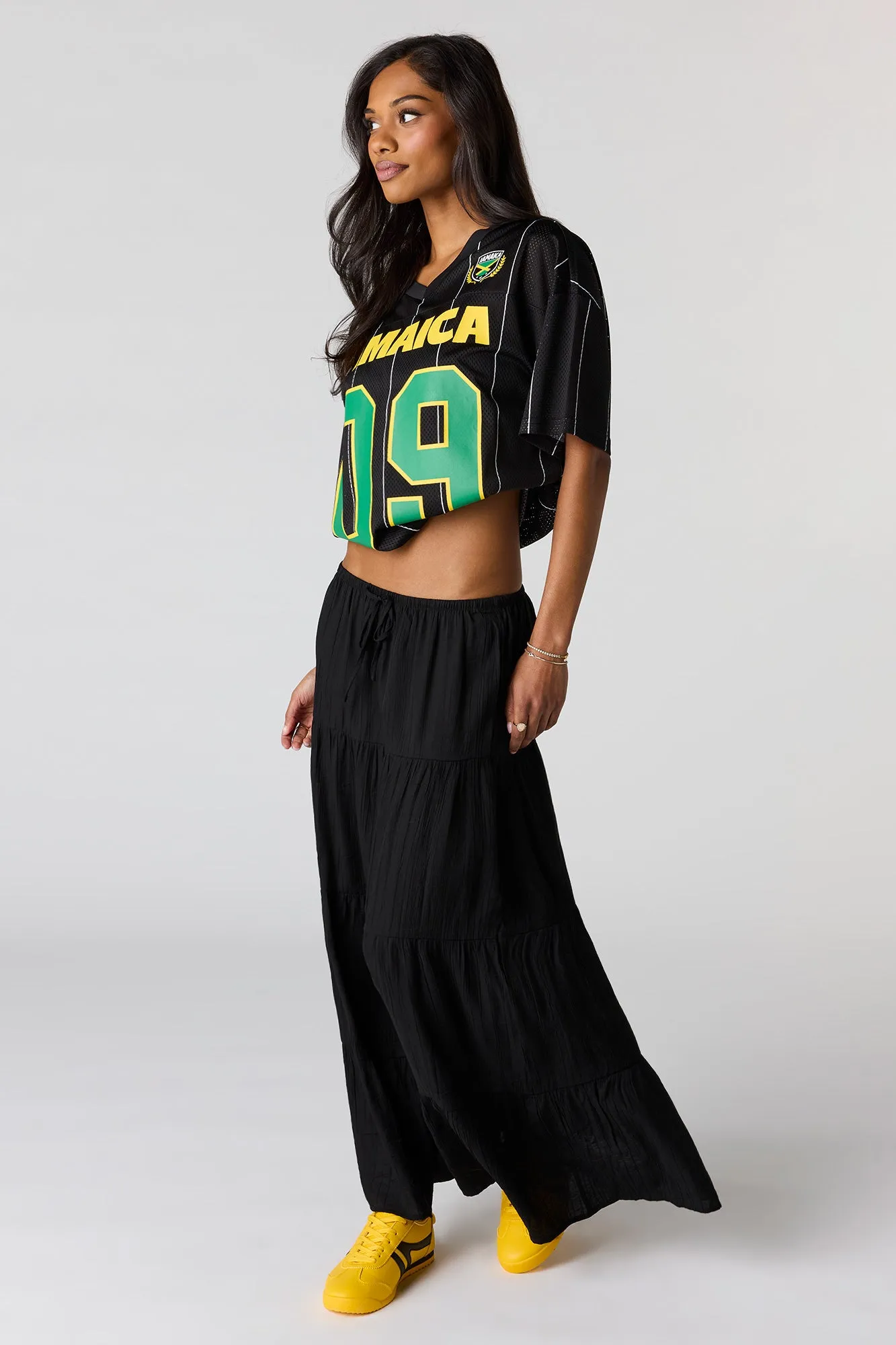 Jamaica Mesh Soccer Jersey sold by Urban Planet product image thumbnail 3