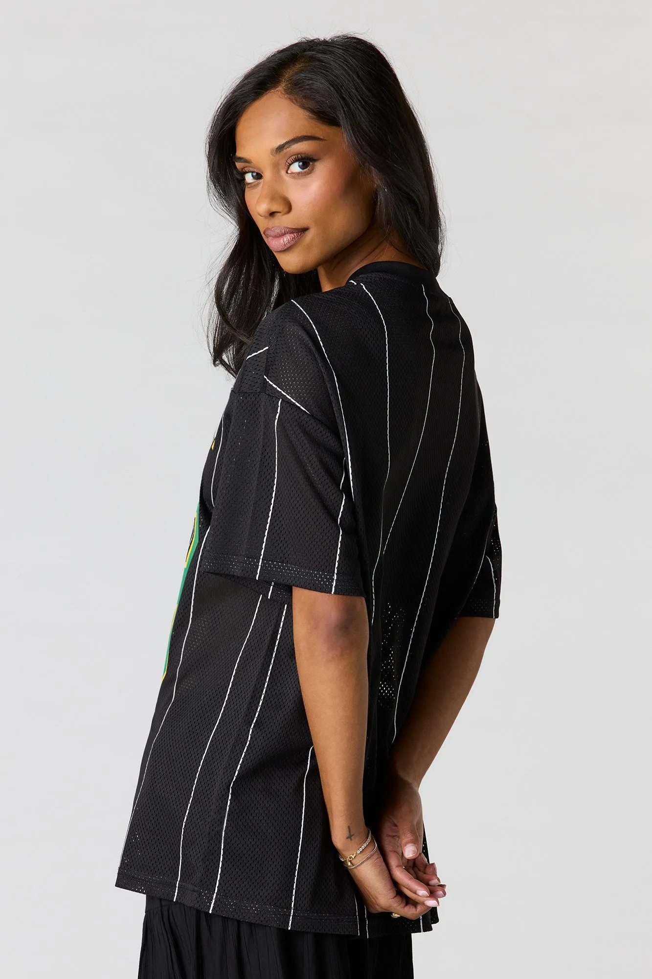 Jamaica Mesh Soccer Jersey sold by Urban Planet product image thumbnail 2