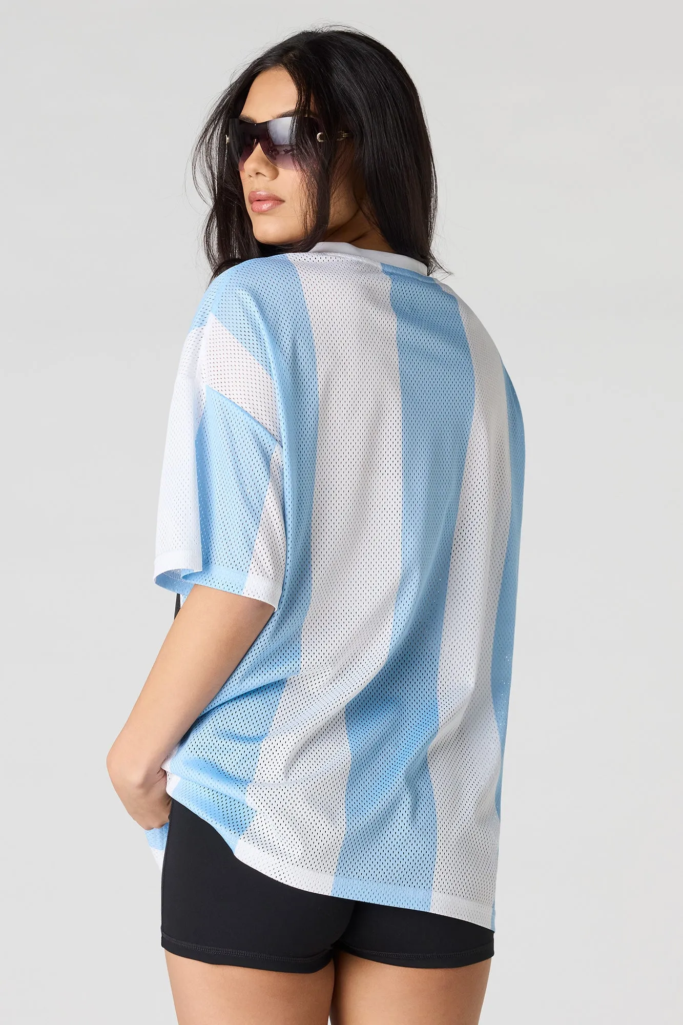 Argentina Mesh Soccer Jersey sold by Urban Planet product image thumbnail 2