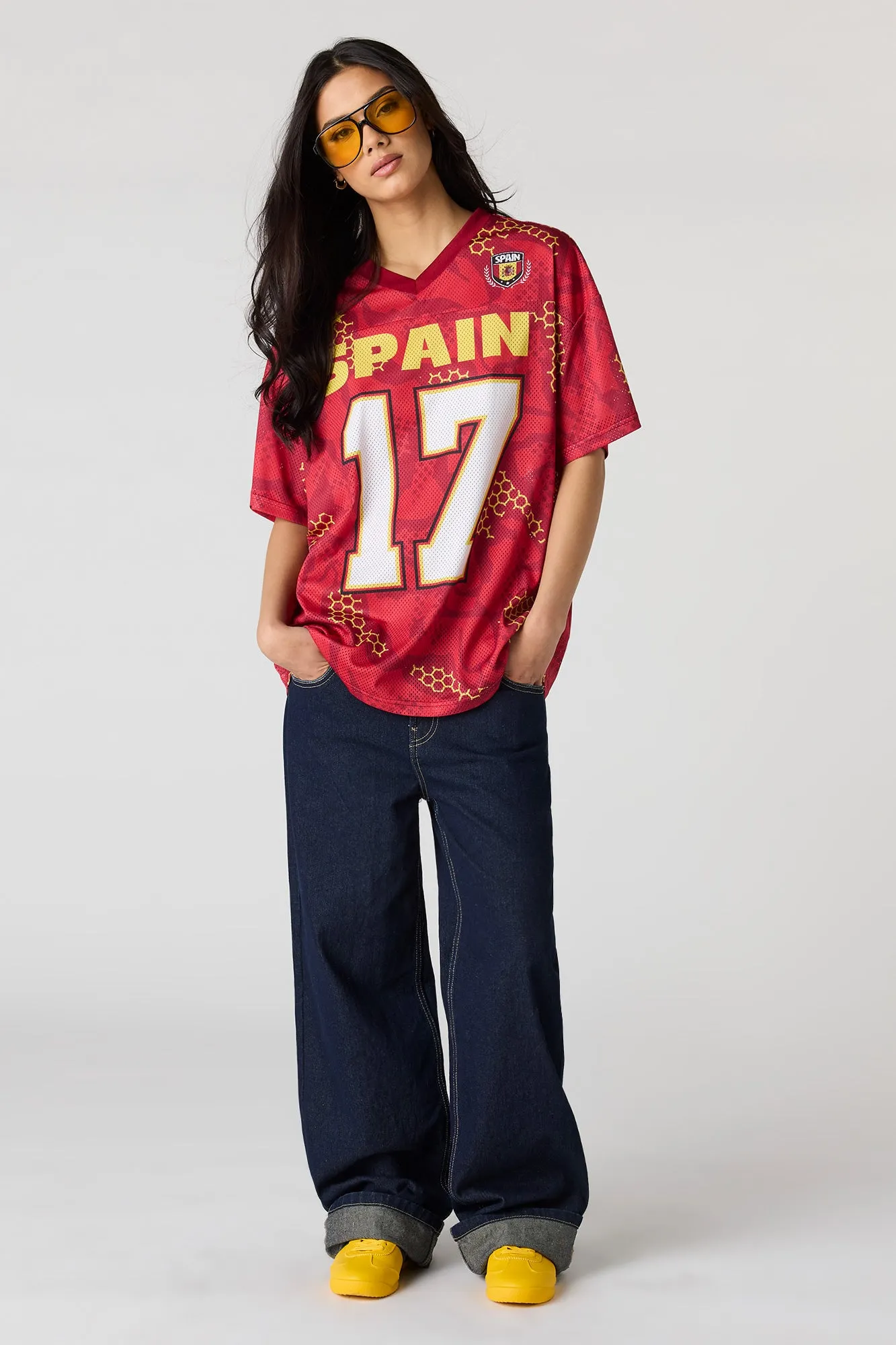 Spain Mesh Soccer Jersey sold by Urban Planet product image thumbnail 3