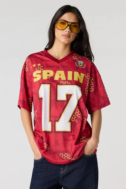 Spain Mesh Soccer Jersey sold by Urban Planet