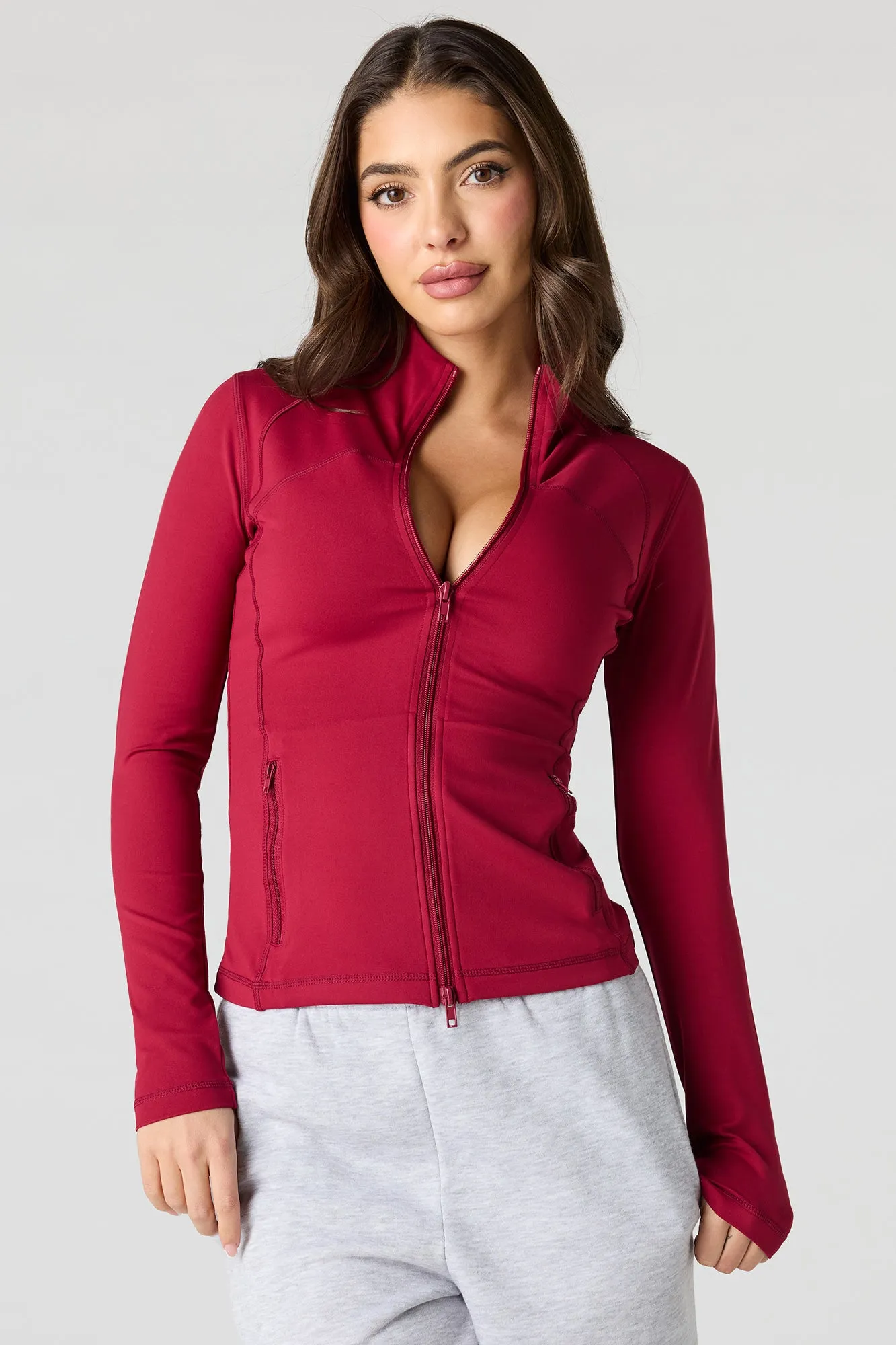 Active 2 Way Zip-Up Jacket sold by Urban Planet product image thumbnail 4