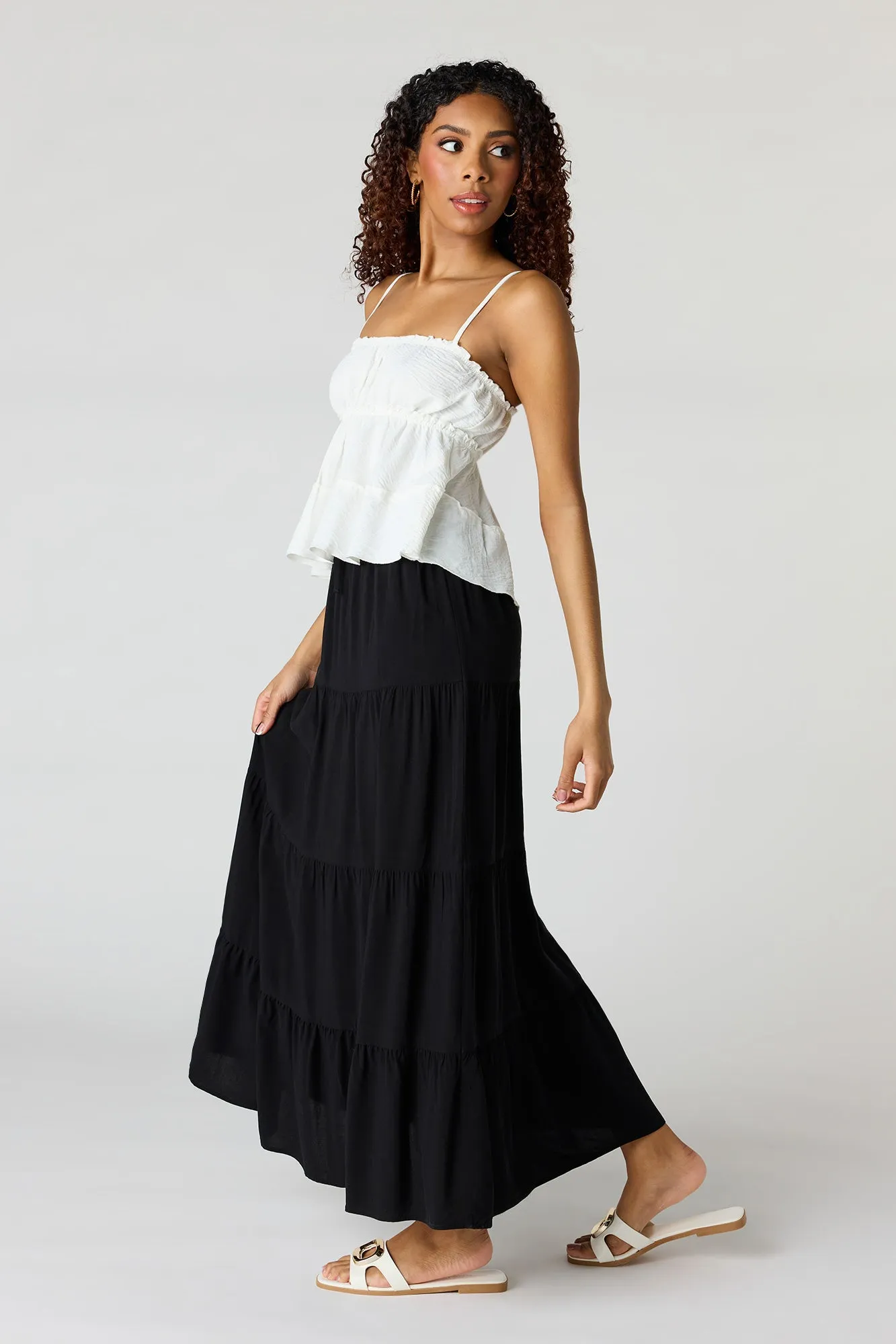 Tiered Maxi Skirt sold by Urban Planet product image thumbnail 5