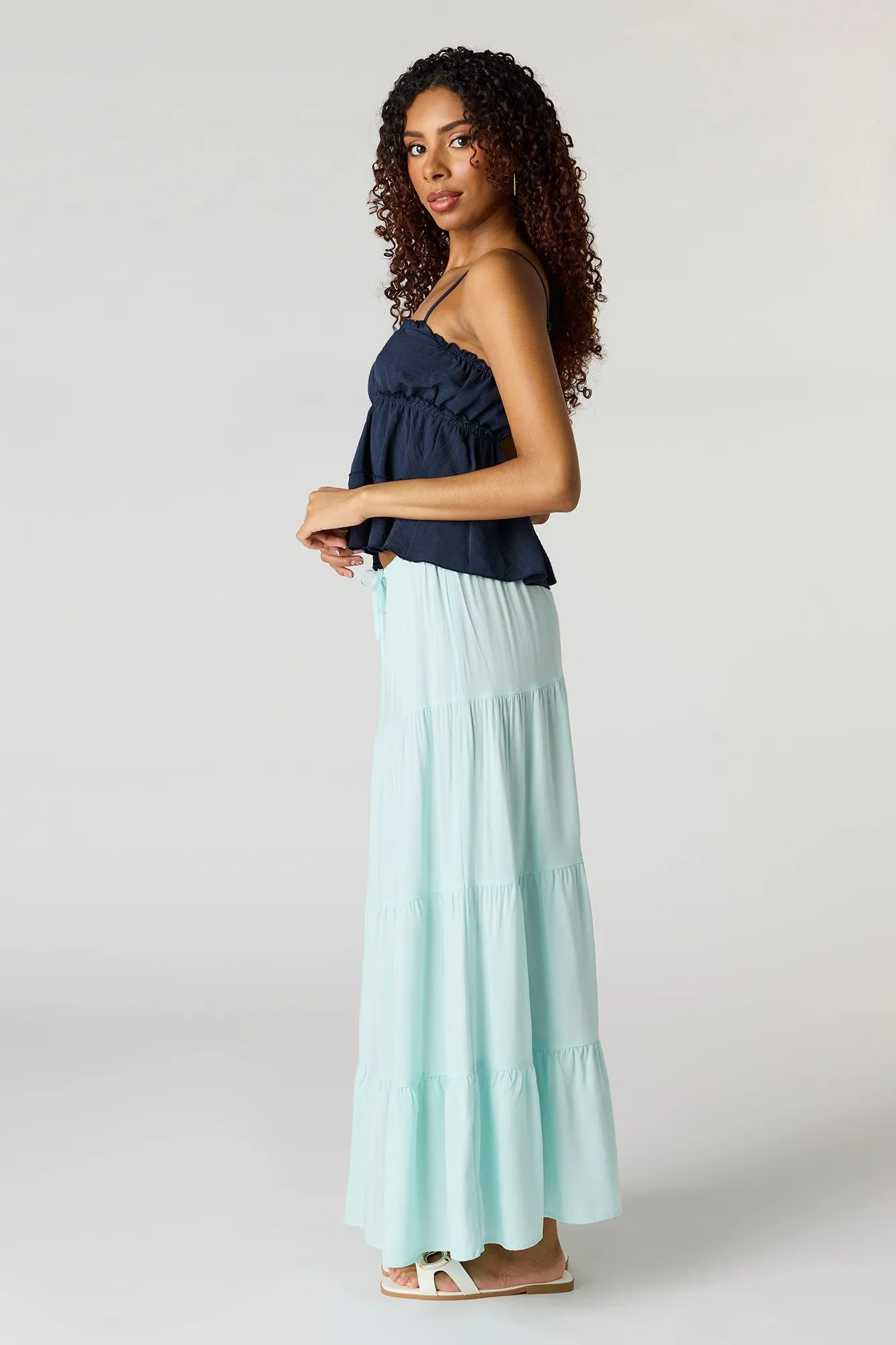 Tiered Maxi Skirt sold by Urban Planet product image thumbnail 2