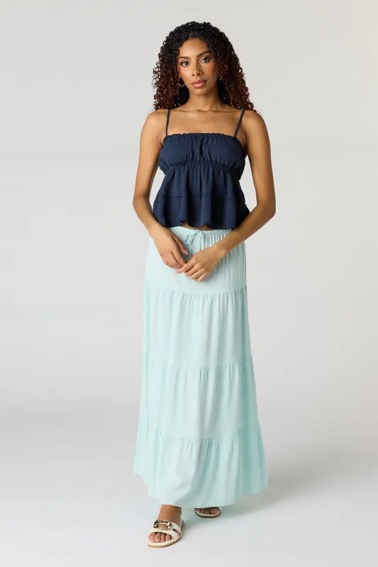 Tiered Maxi Skirt sold by Urban Planet