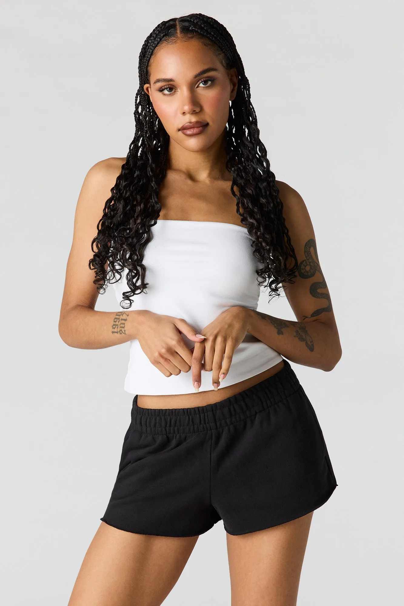 Luxe French Terry Shortie sold by Urban Planet product image thumbnail 5