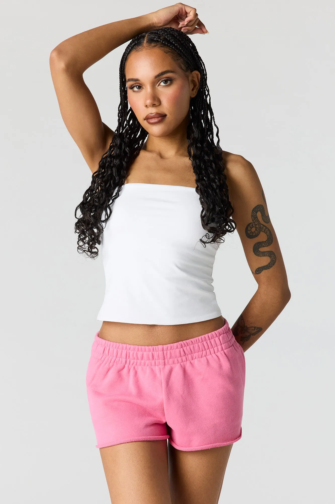 Luxe French Terry Shortie sold by Urban Planet