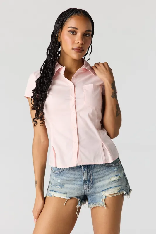 Chelsea Ripped High Rise Vintage Medium Denim Short sold by Urban Planet