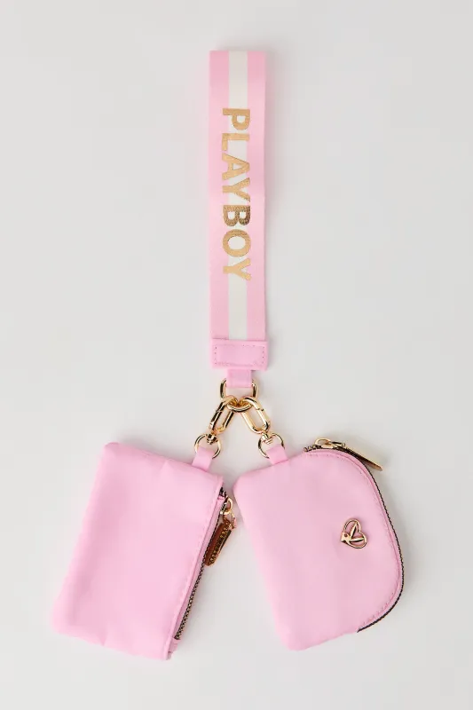 Playboy Dual Pouch Wristlet made by Stitches