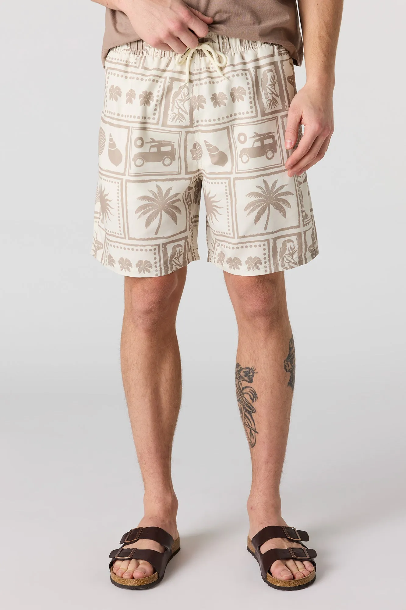 Printed Swim Short sold by Urban Planet product image thumbnail 5