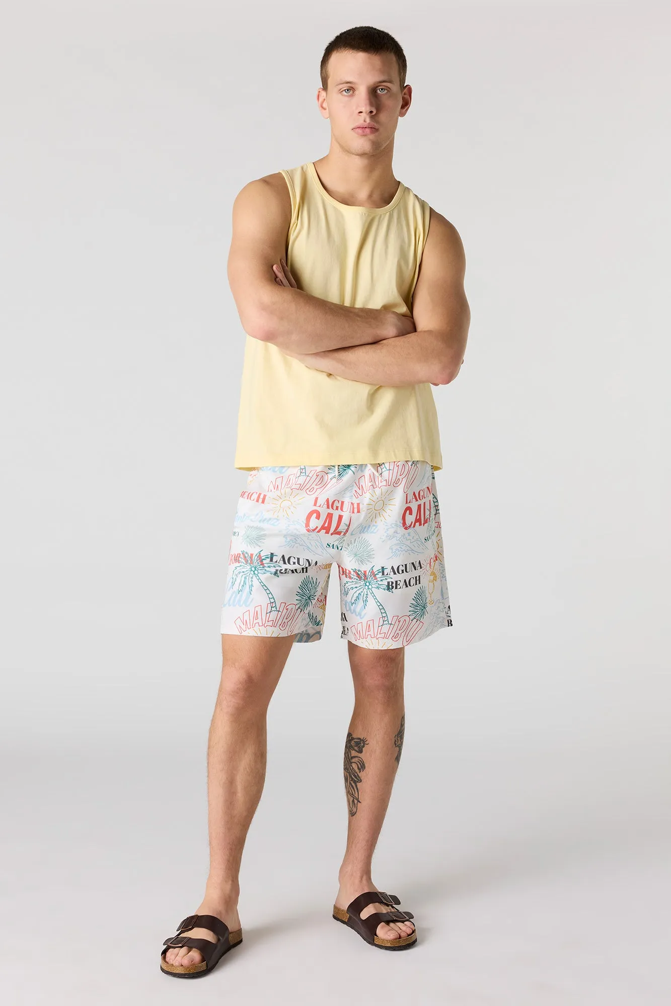 Printed Swim Short sold by Urban Planet product image thumbnail 2