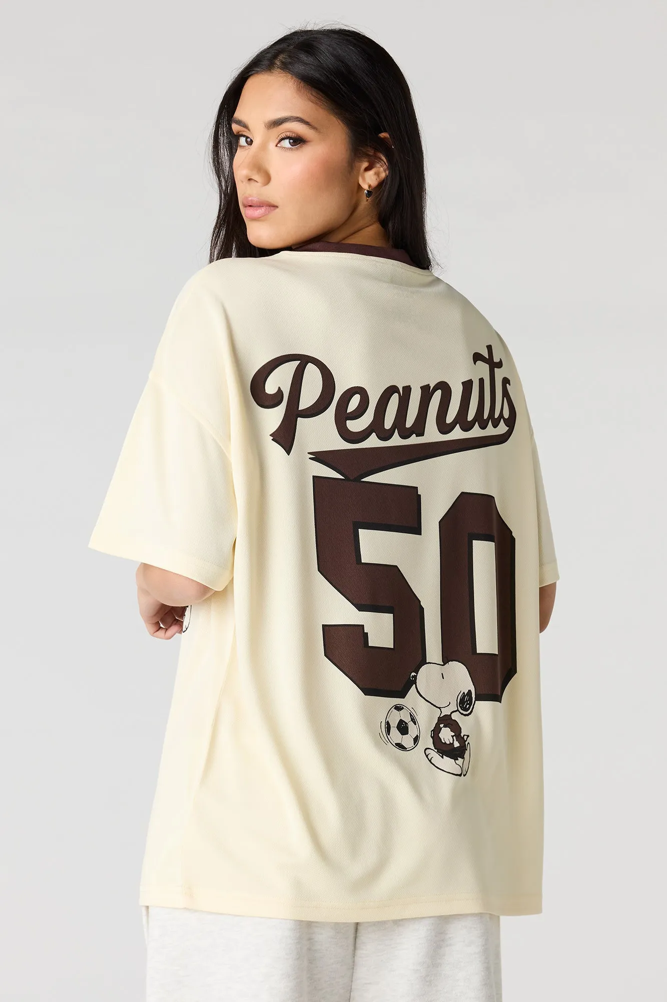 Peanuts Graphic Mesh Jersey sold by Urban Planet product image thumbnail 2