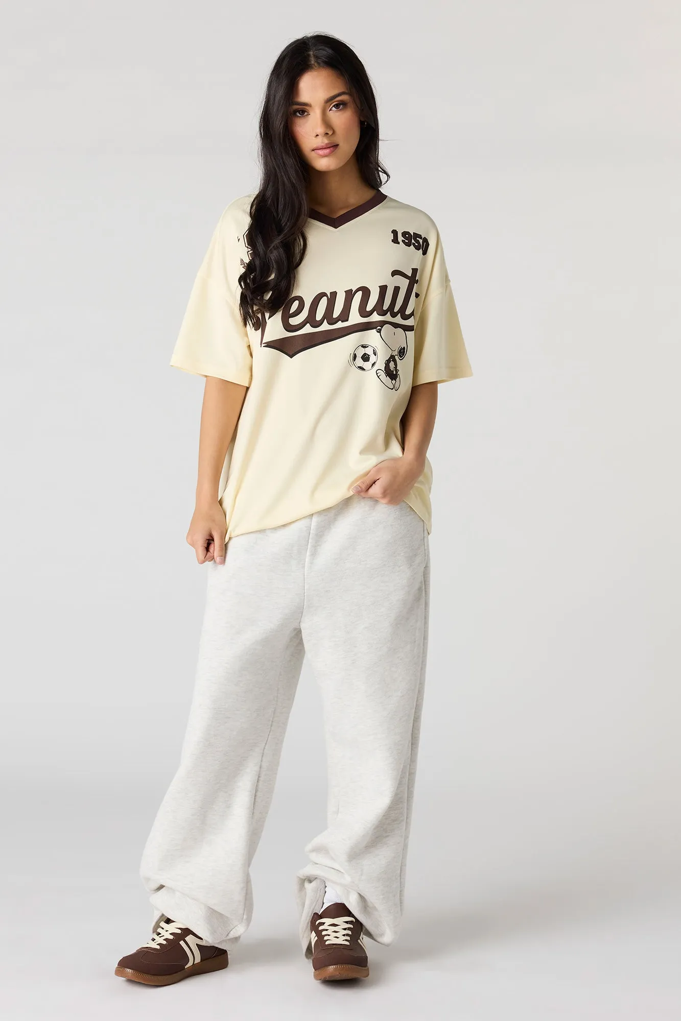 Peanuts Graphic Mesh Jersey sold by Urban Planet product image thumbnail 3