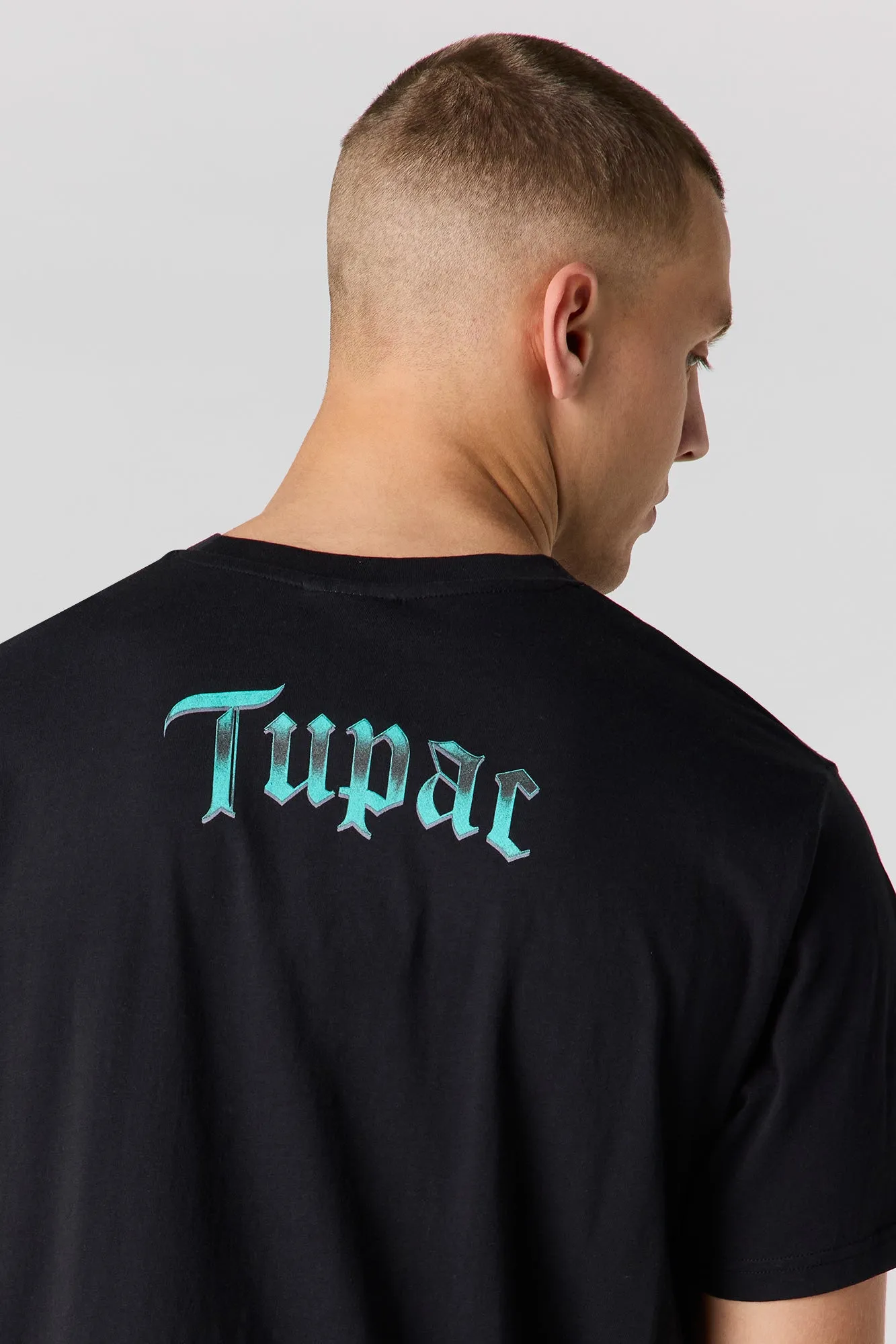 Tupac Graphic T-Shirt sold by Urban Planet product image thumbnail 4