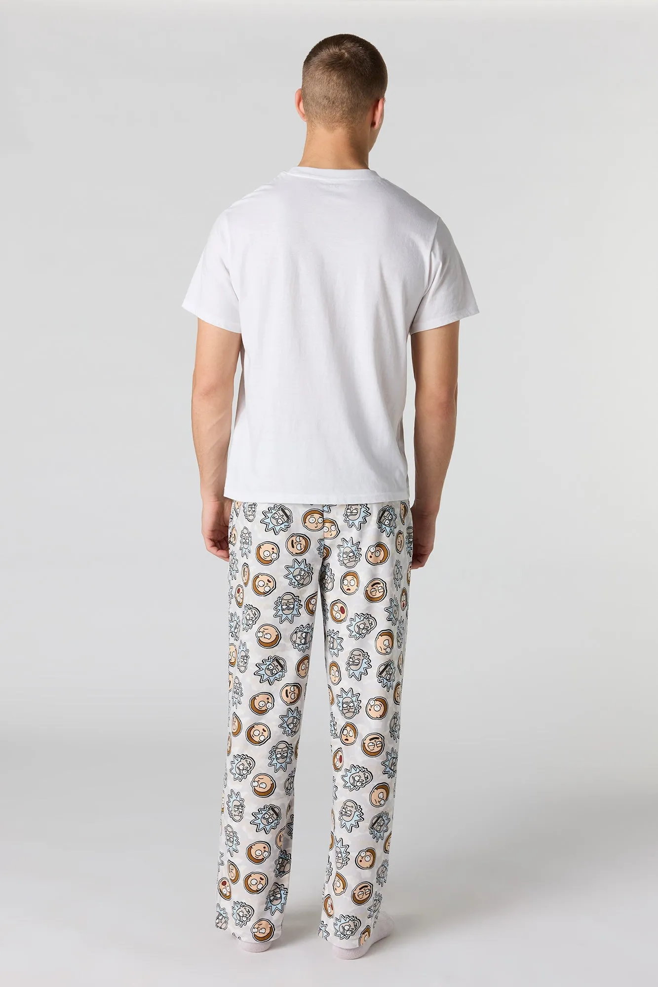 Cartoon Print Plush Pajama Pant sold by Urban Planet product image thumbnail 3