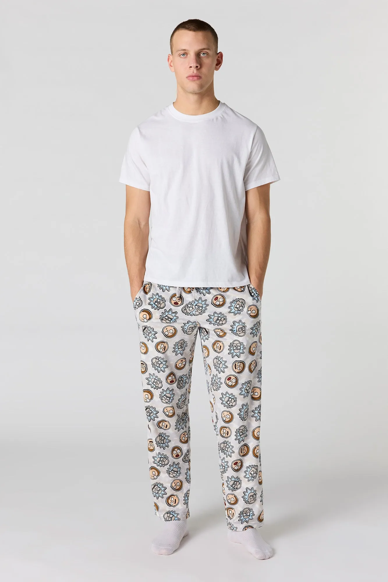 Cartoon Print Plush Pajama Pant sold by Urban Planet product image thumbnail 2
