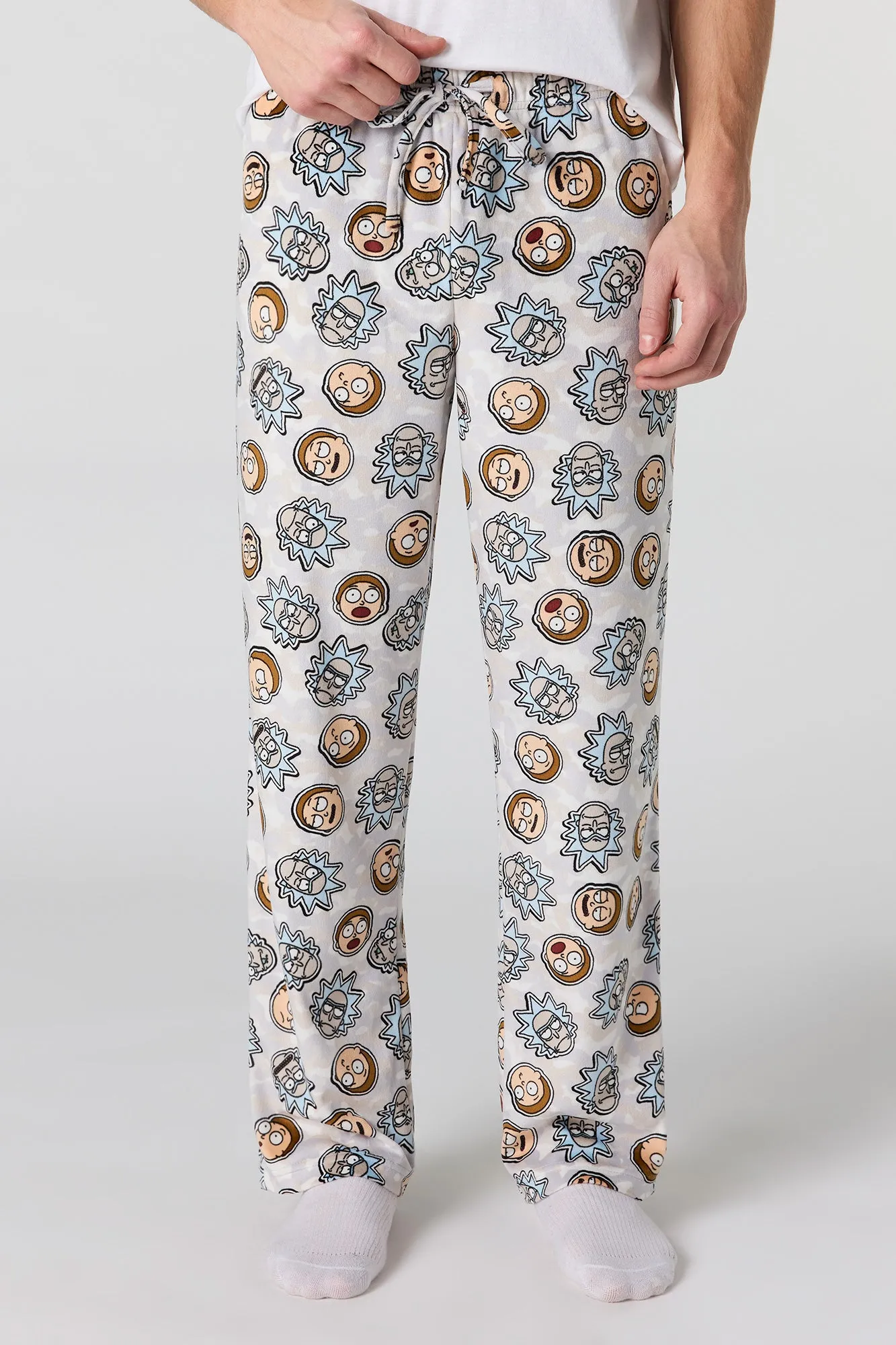 Cartoon Print Plush Pajama Pant sold by Urban Planet