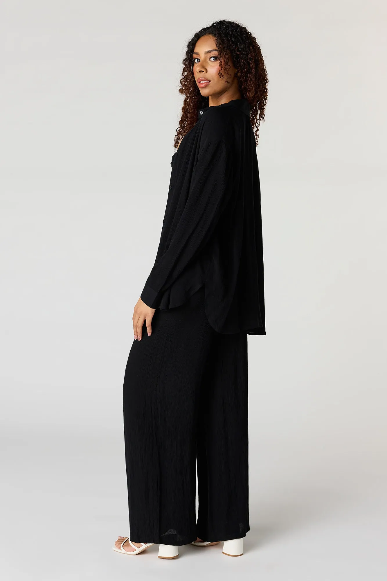 Flowy Wide Leg Pant sold by Urban Planet product image thumbnail 4