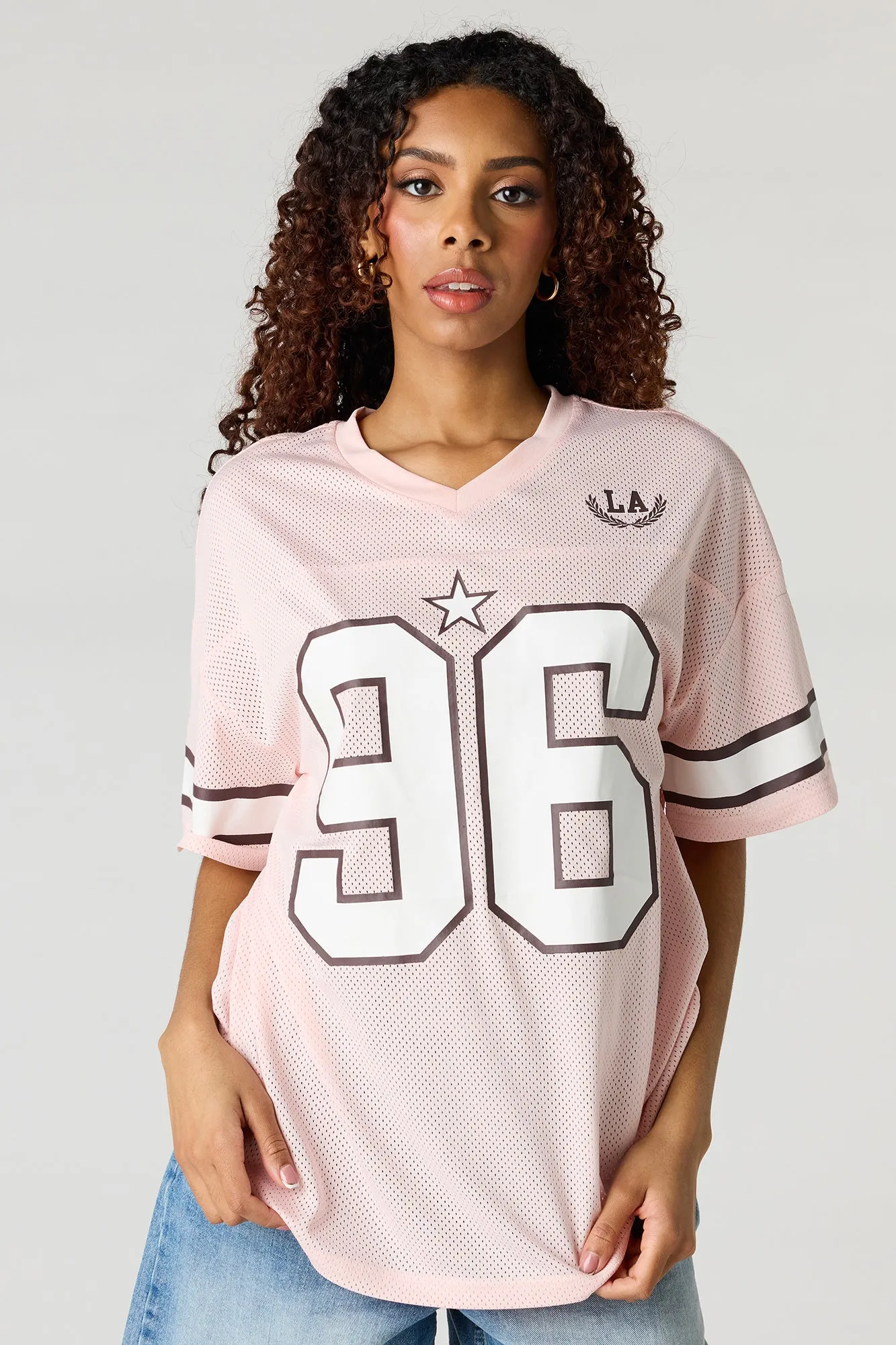 Graphic Mesh Jersey sold by Urban Planet